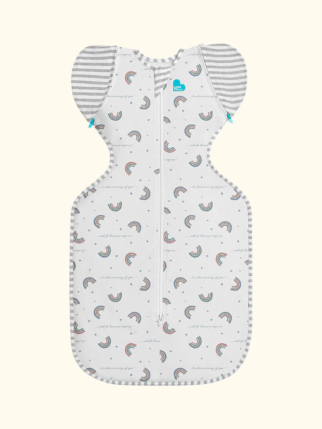 Swaddle Up Transition Baby Sleeping Bag, 1.0 Tog, Rainbow, Medium
