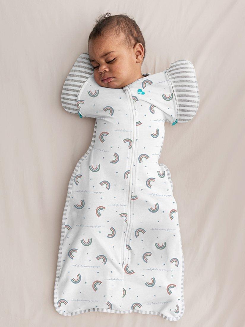 Swaddle Up Transition Baby Sleeping Bag, 1.0 Tog, Rainbow, Medium