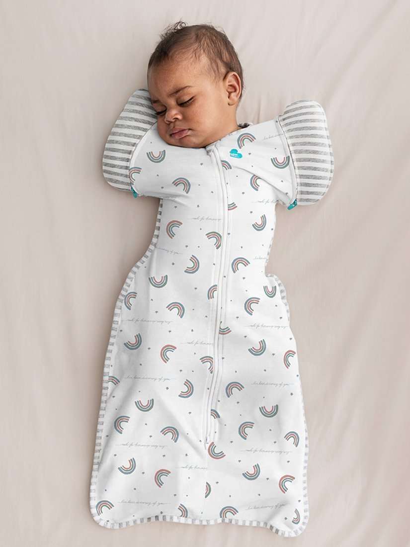 Swaddle Up Transition Baby Sleeping Bag, 1.0 Tog, Rainbow, Medium