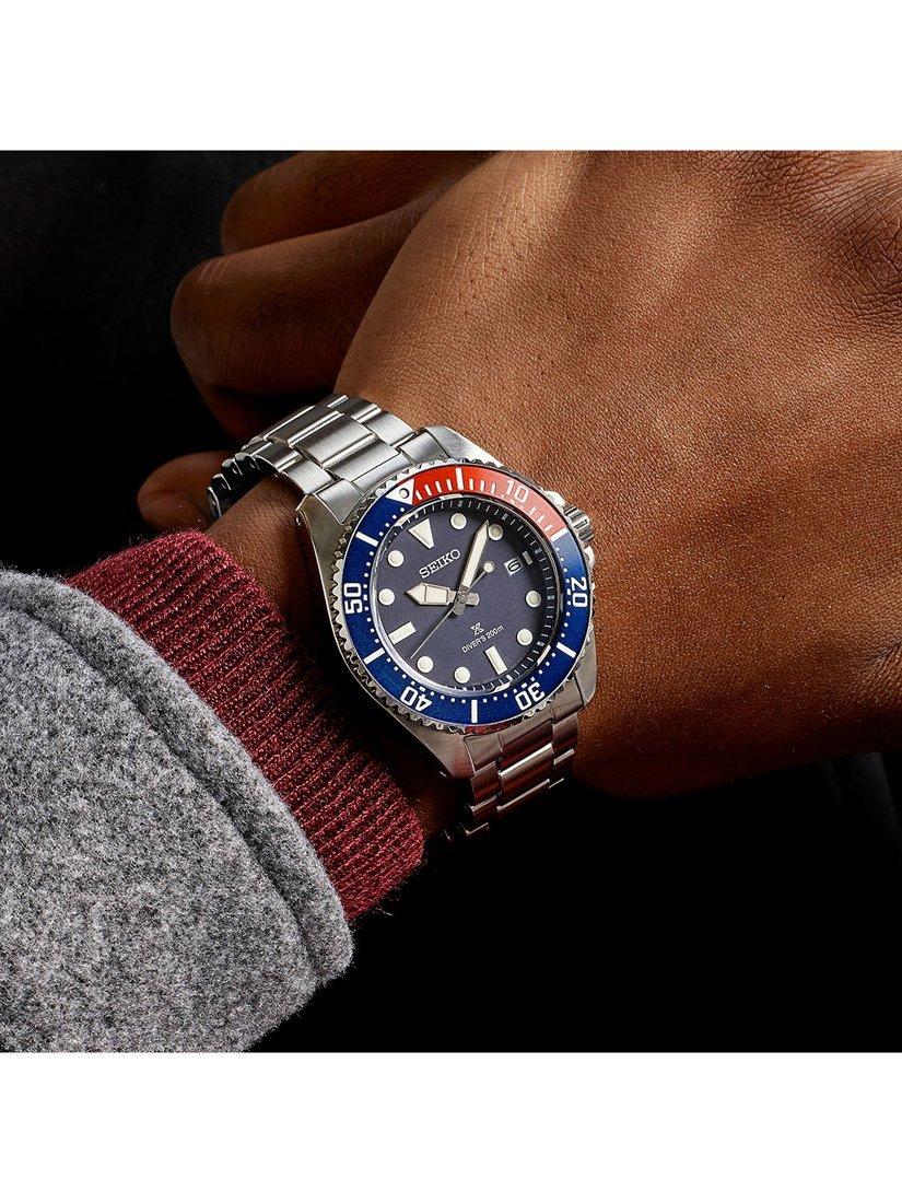 SNE595P1 Men's Prospex Solar Diver's Date Bracelet Strap Watch