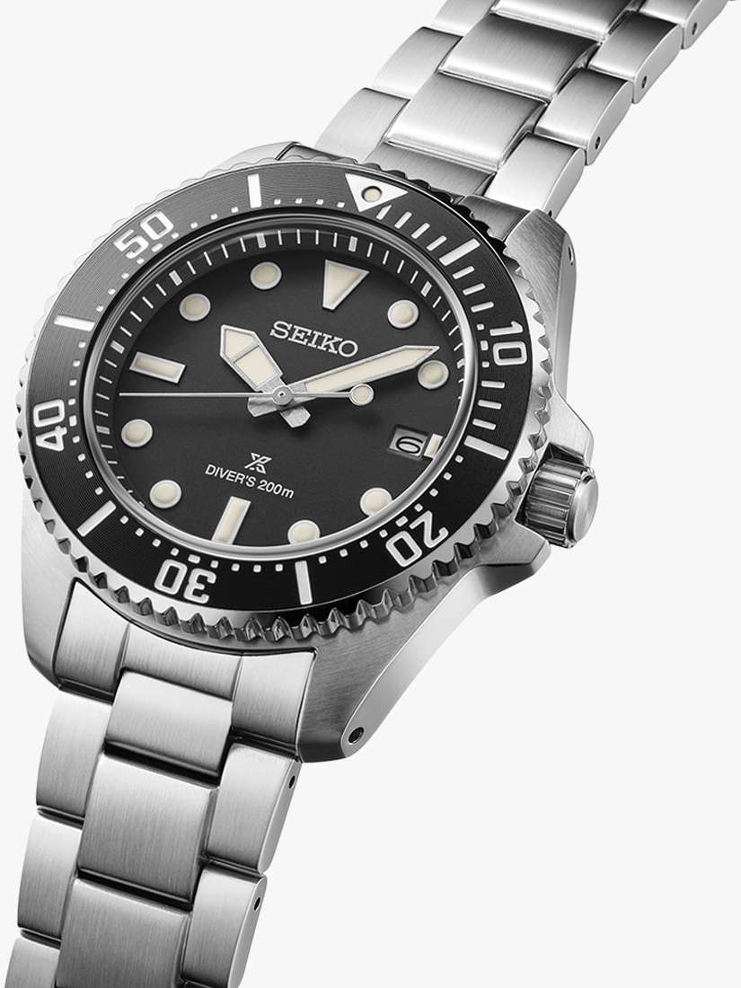 SNE597P1 Men's Prospex Solar Diver's Bracelet Strap Watch, Black
