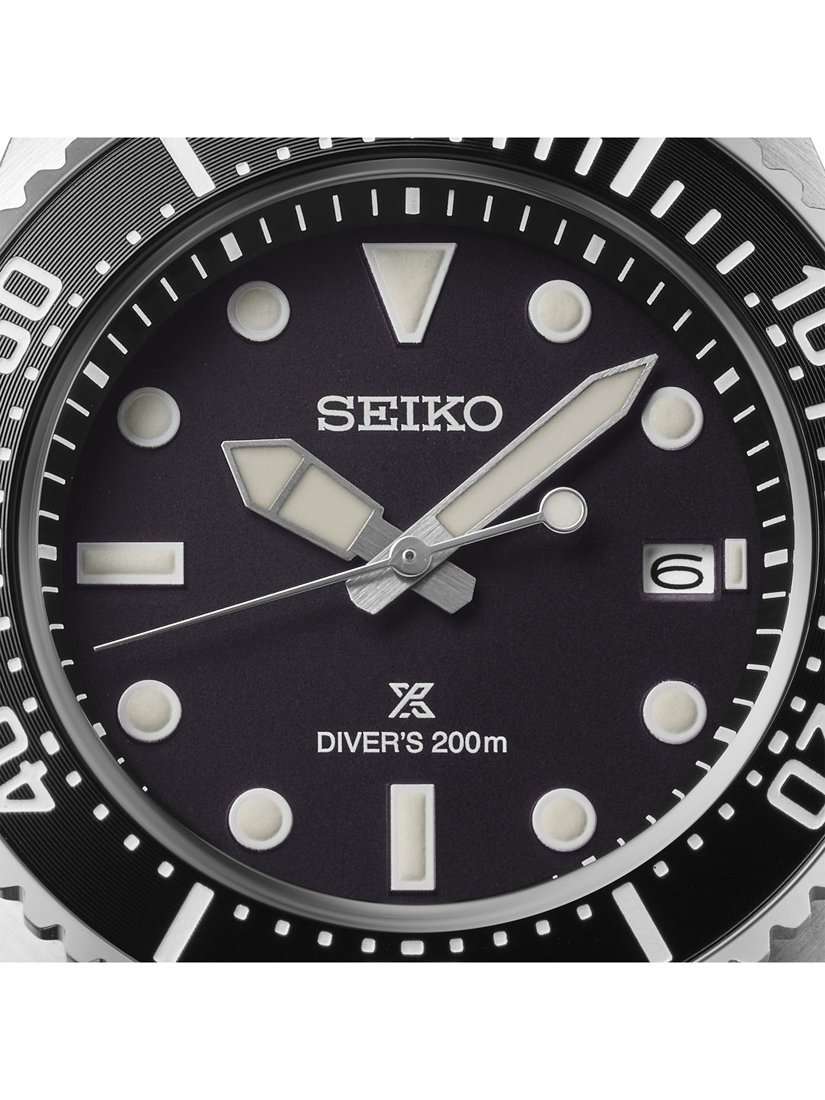 SNE597P1 Men's Prospex Solar Diver's Bracelet Strap Watch, Black