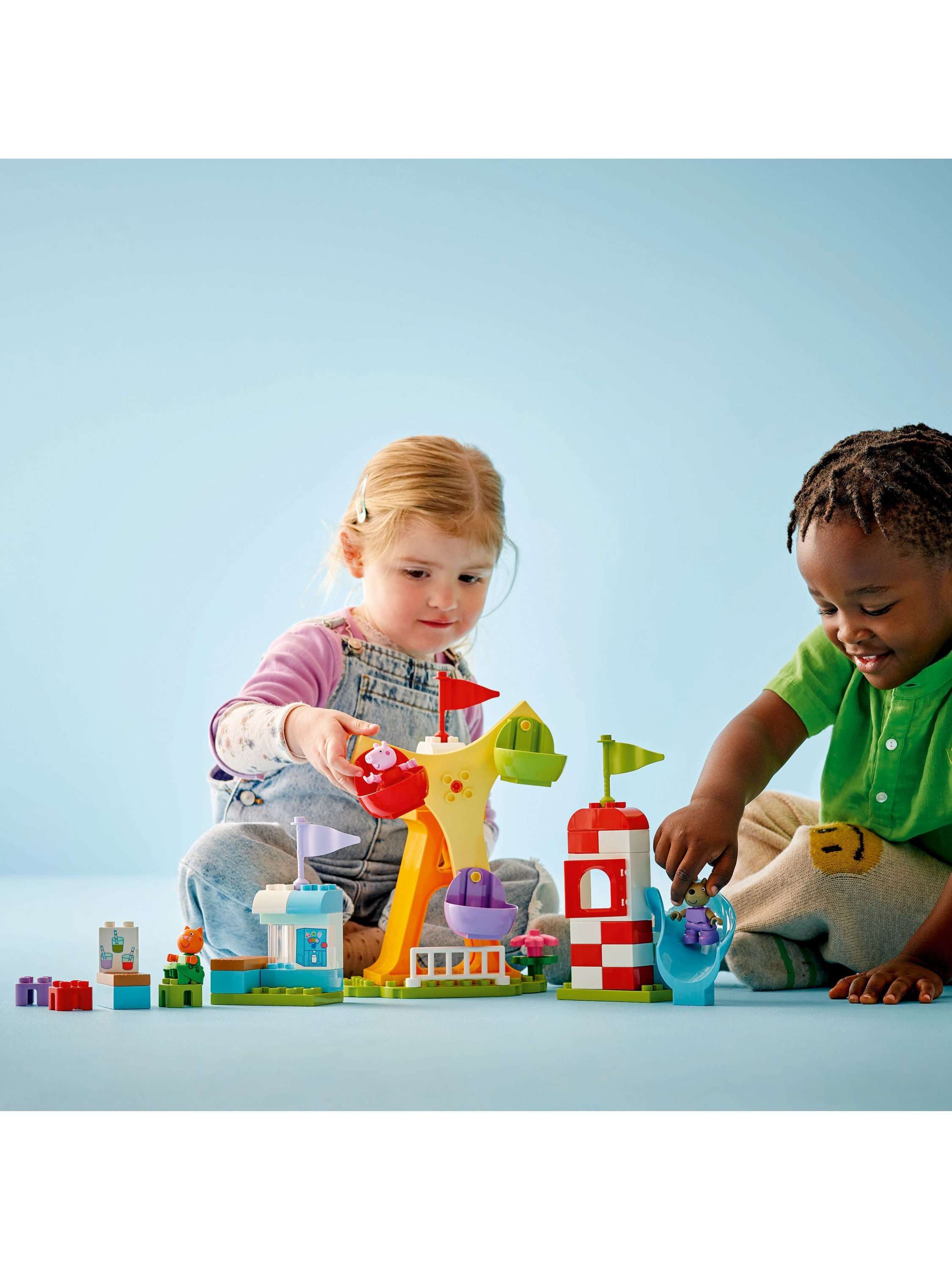 DUPLO Peppa Pig Funfair Toddler Learning Toy 10453