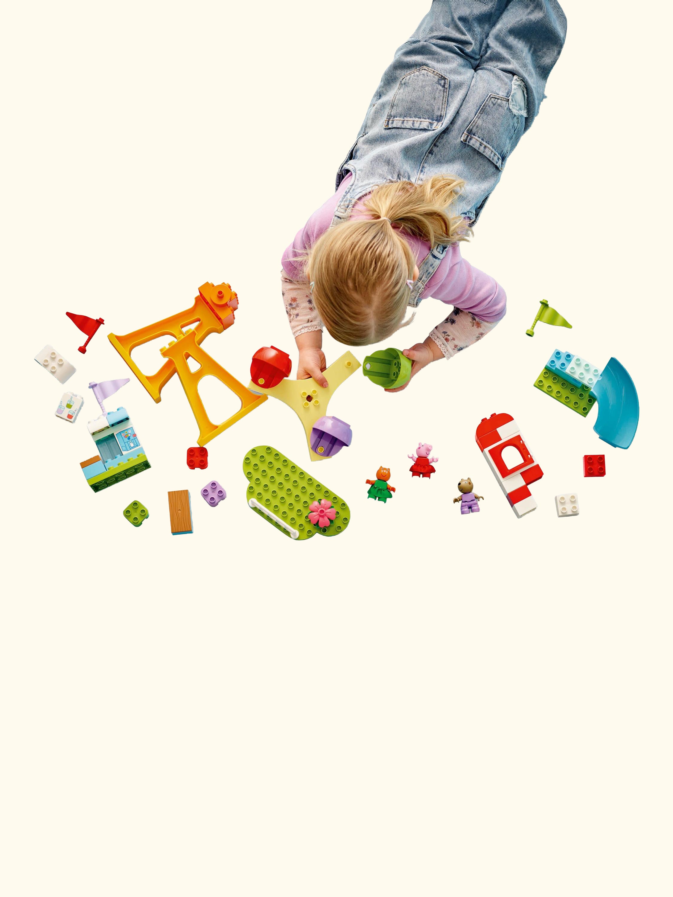 DUPLO Peppa Pig Funfair Toddler Learning Toy 10453