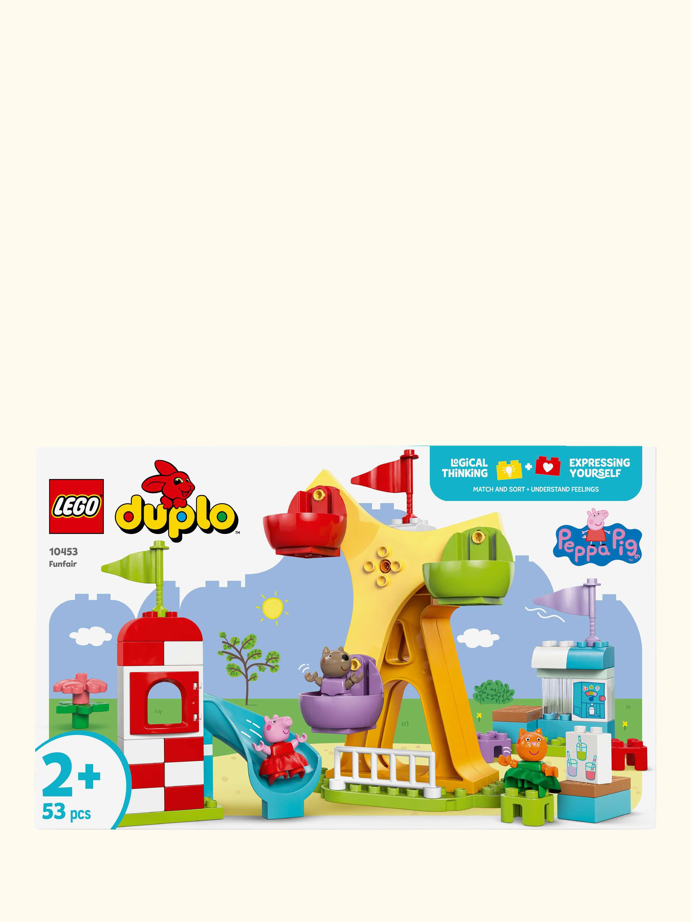 DUPLO Peppa Pig Funfair Toddler Learning Toy 10453