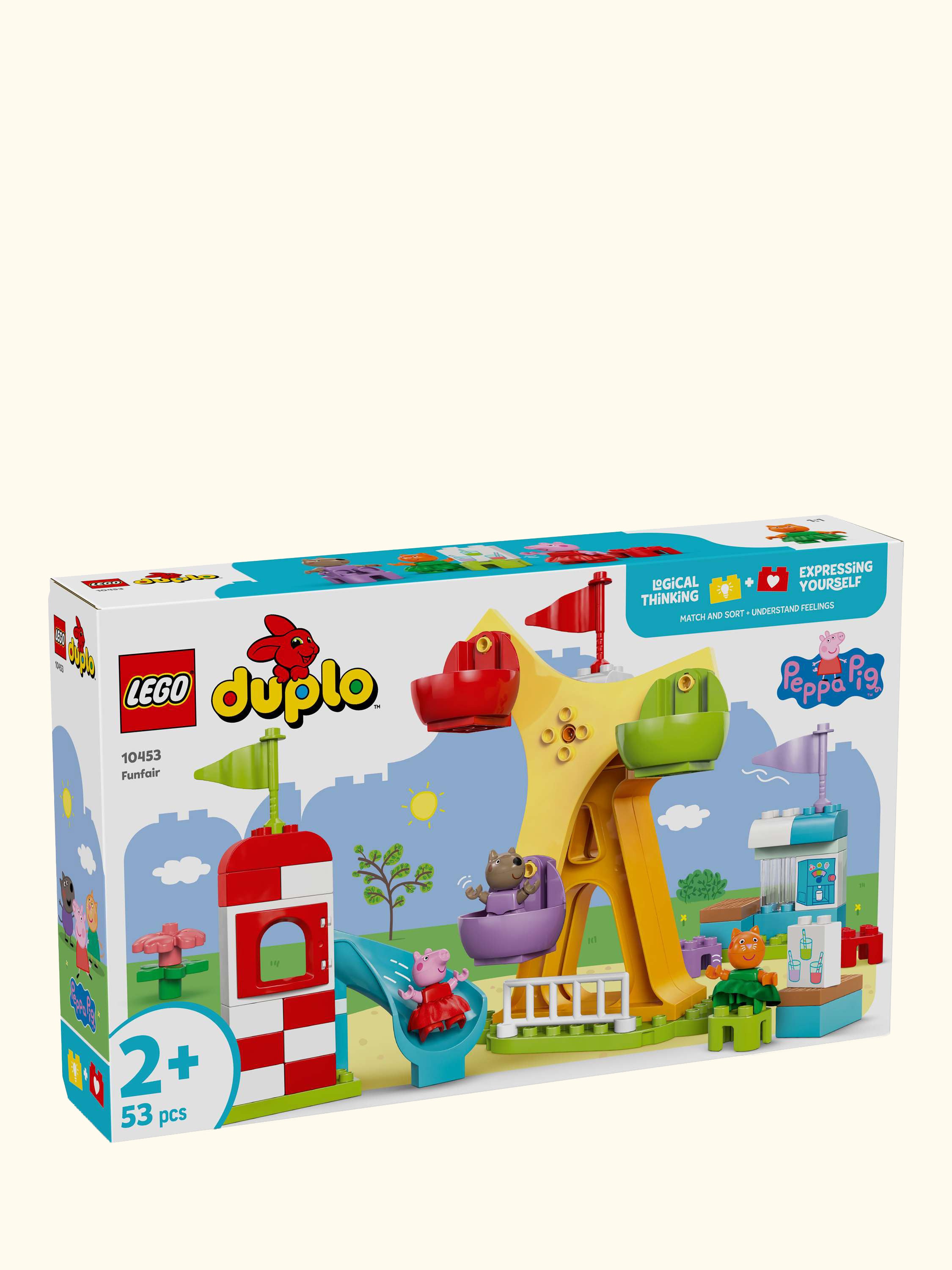 DUPLO Peppa Pig Funfair Toddler Learning Toy 10453