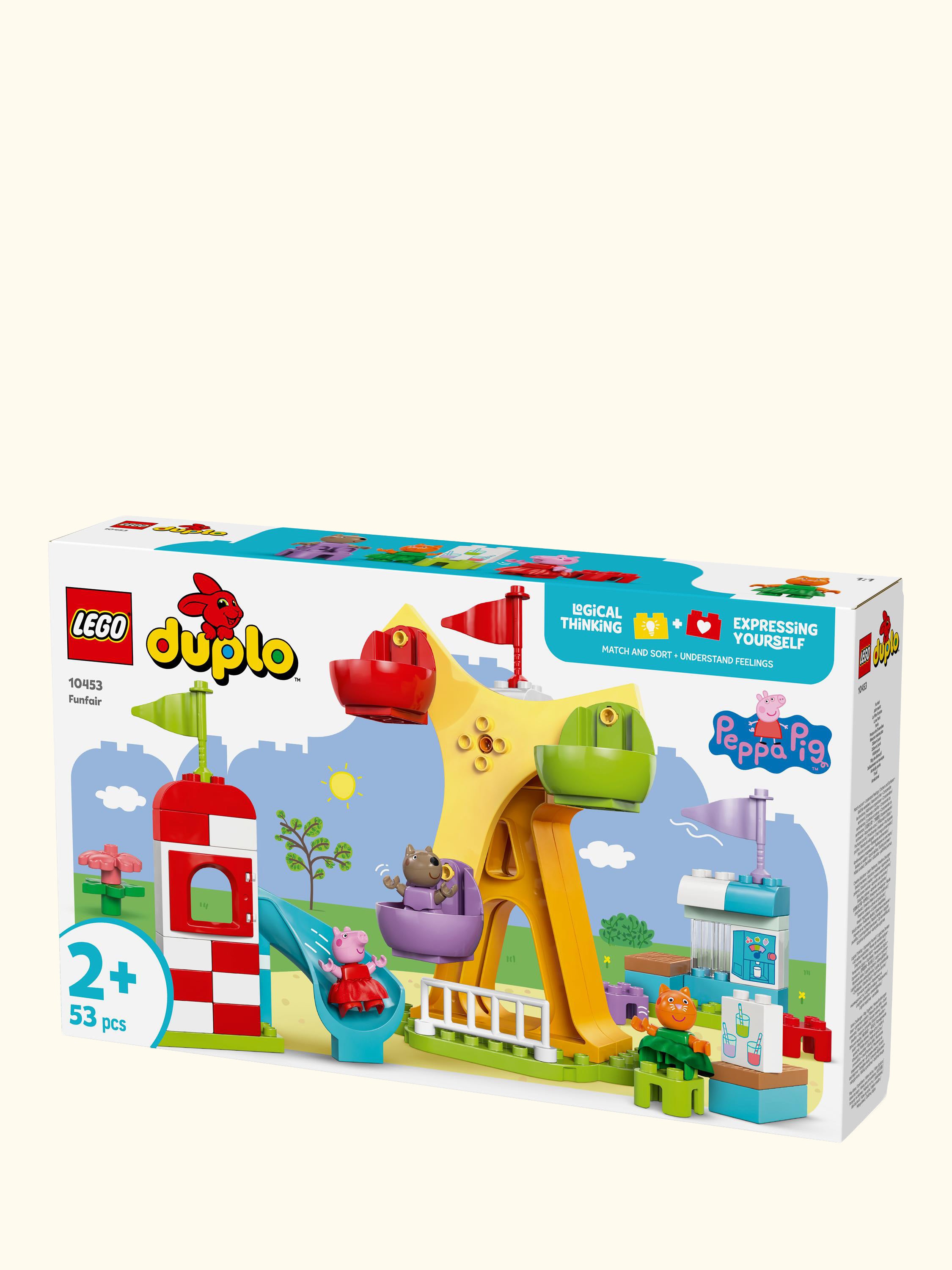 DUPLO Peppa Pig Funfair Toddler Learning Toy 10453