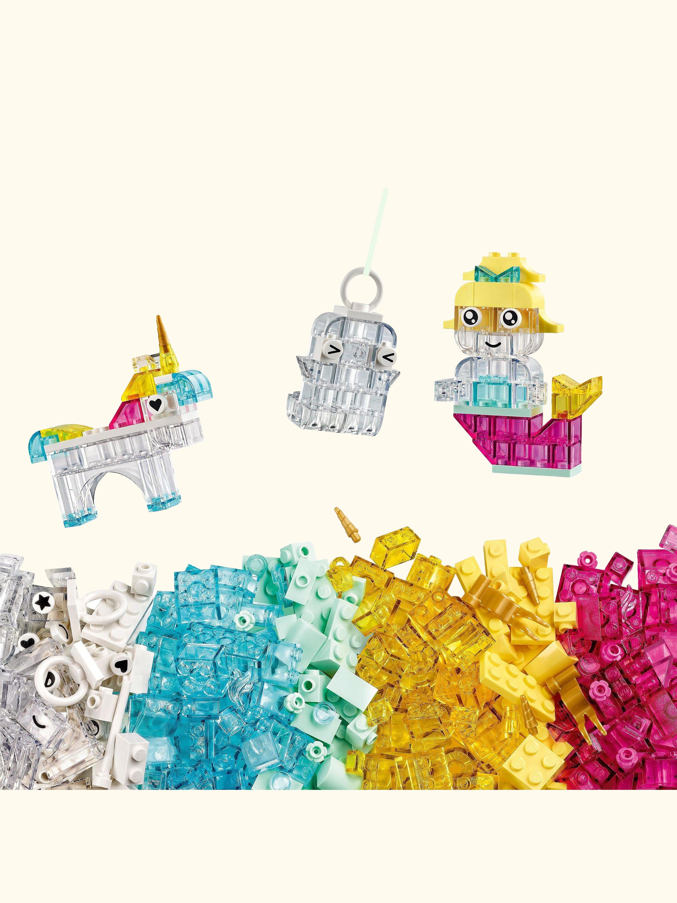Classic 11040 Magical Transparent Box Colourful Building Bricks Toy