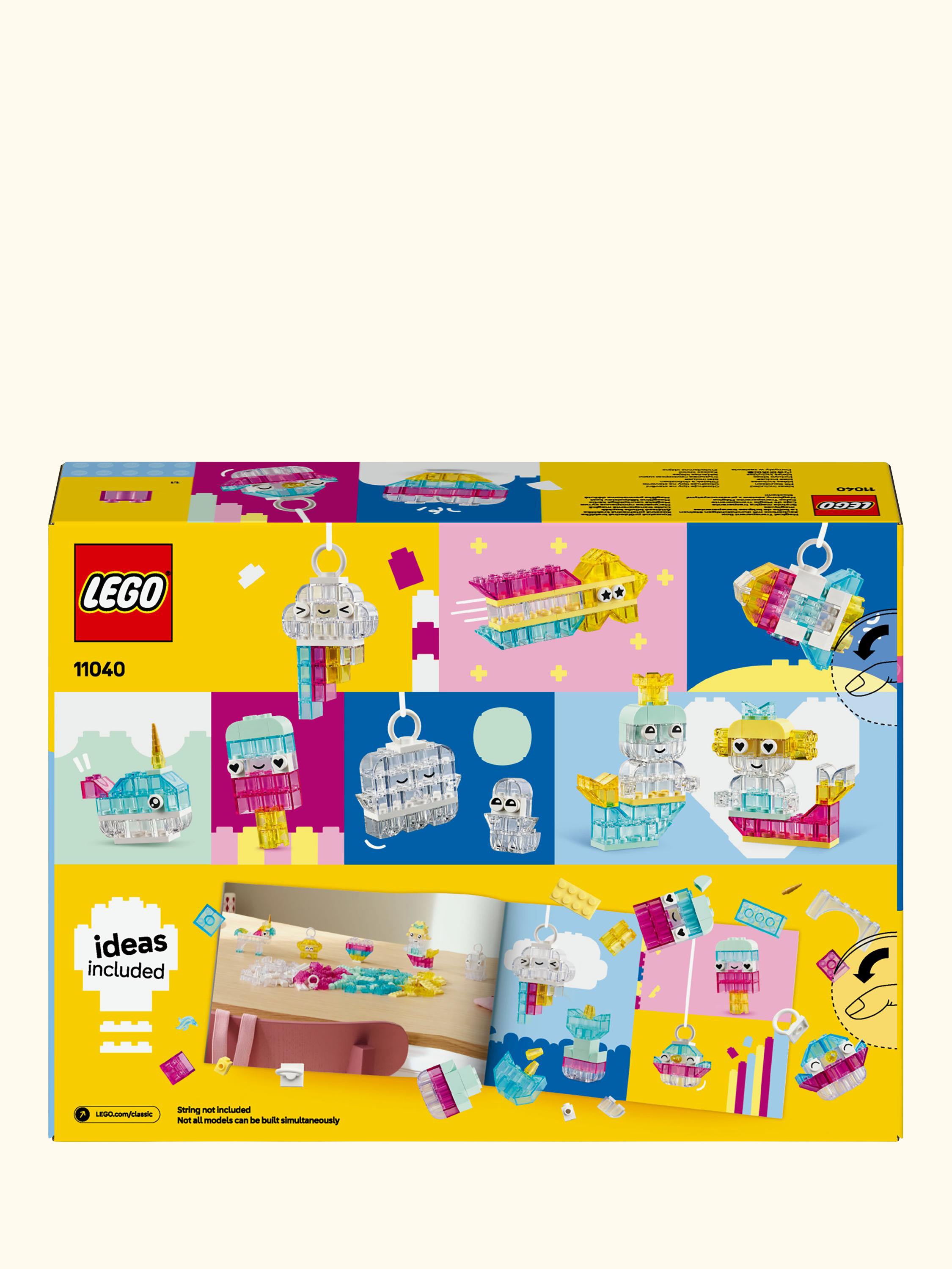 Classic 11040 Magical Transparent Box Colourful Building Bricks Toy