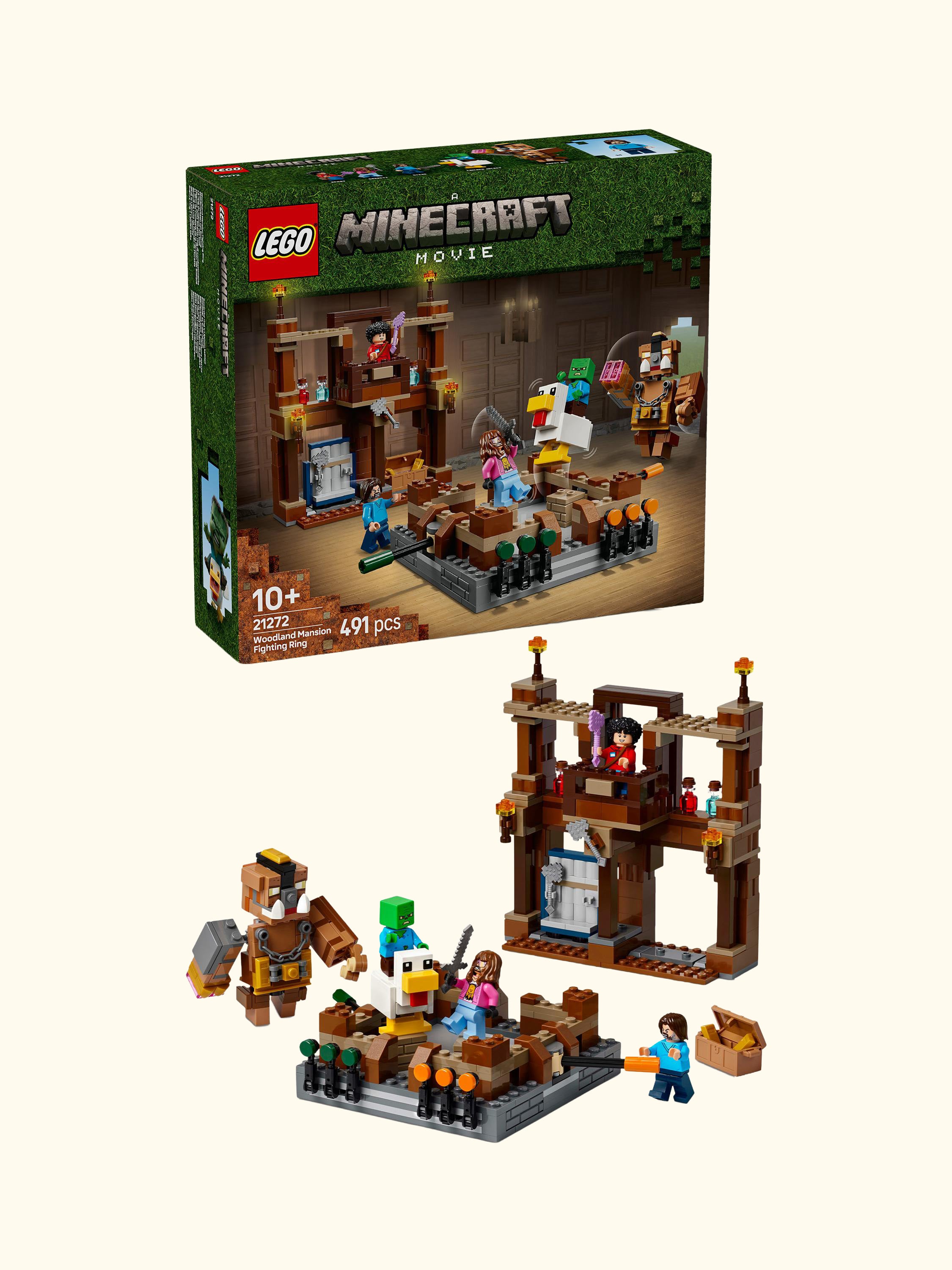Minecraft Woodland Mansion Fighting Ring Toy Set 21272