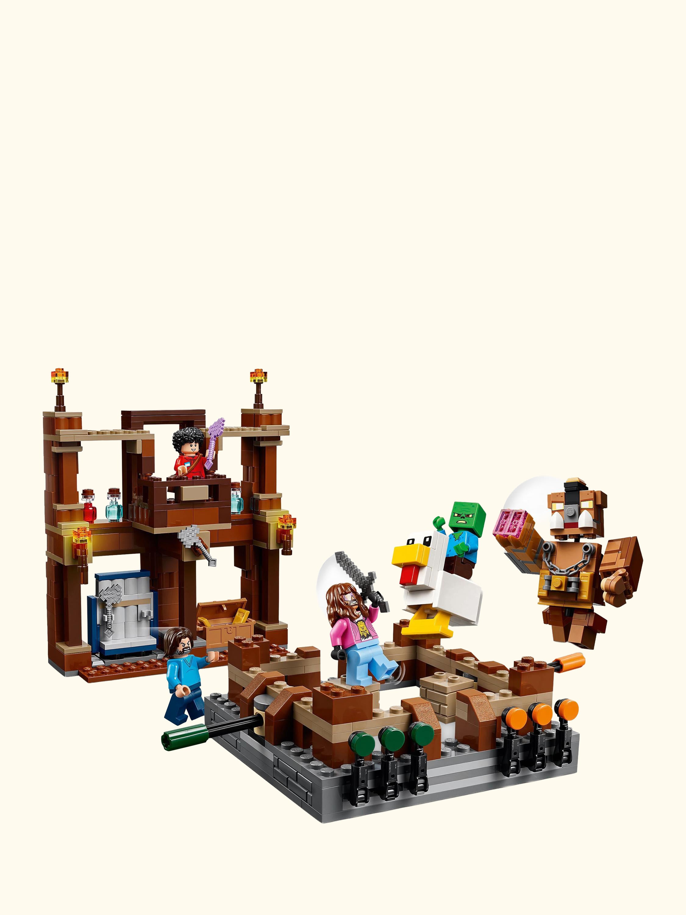 Minecraft Woodland Mansion Fighting Ring Toy Set 21272