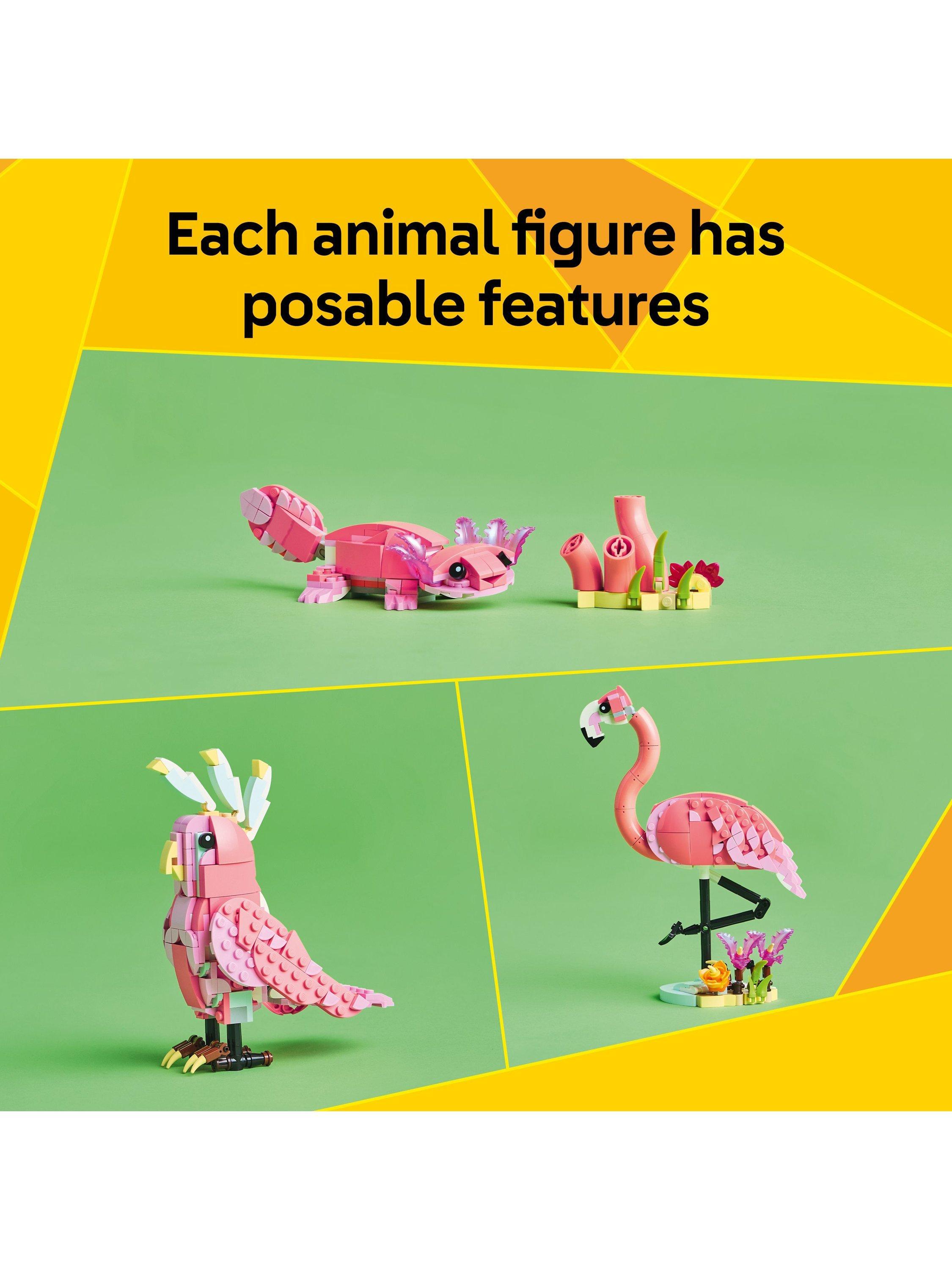 Creator 3in1 Wild Animals: Pink Flamingo Set 31170