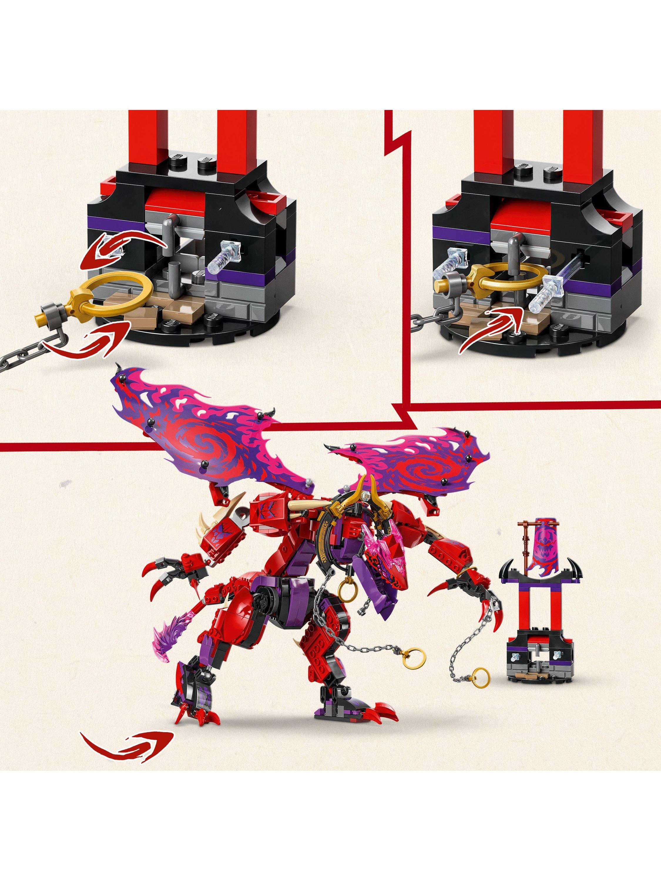 Ninjago 71832 Thunderfang Dragon of Chaos Ninja Toy Set