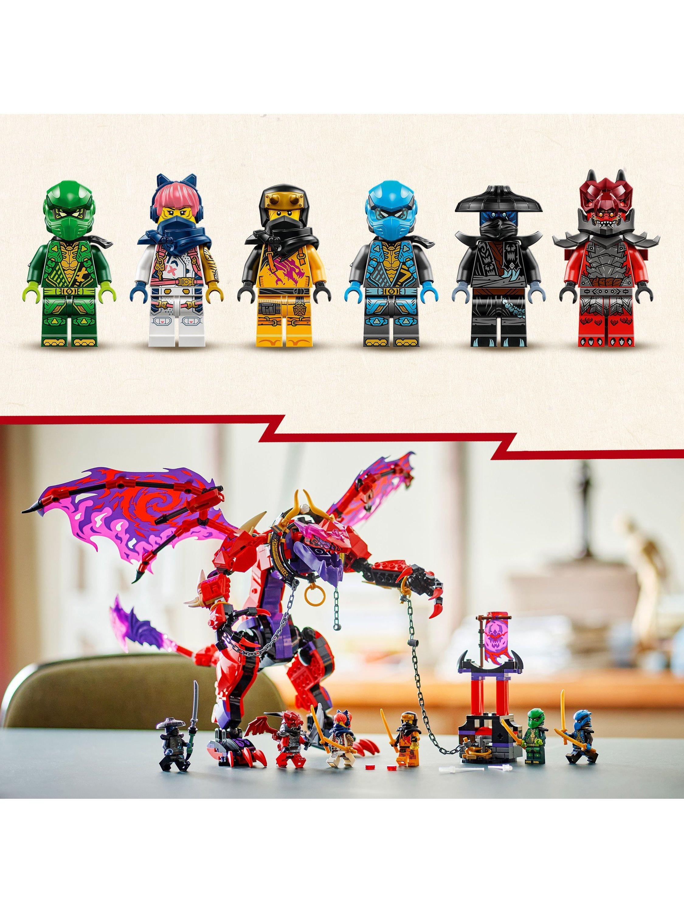 Ninjago 71832 Thunderfang Dragon of Chaos Ninja Toy Set