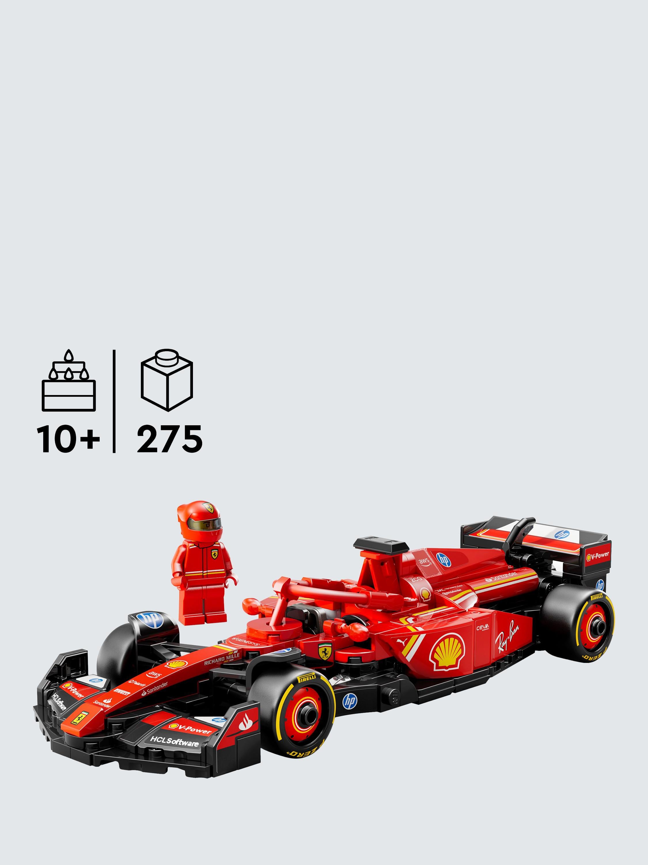 Speed Champions Ferrari SF-24 F1 Race Car Toy 77242