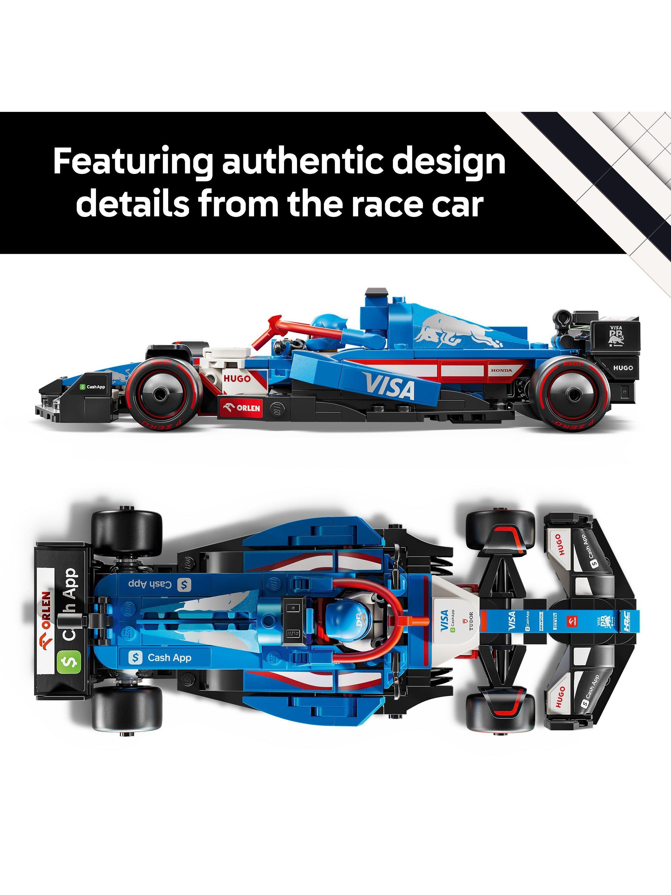 Speed Champions 77246 Visa Cash App RB VCARB 01 F1 Race Car