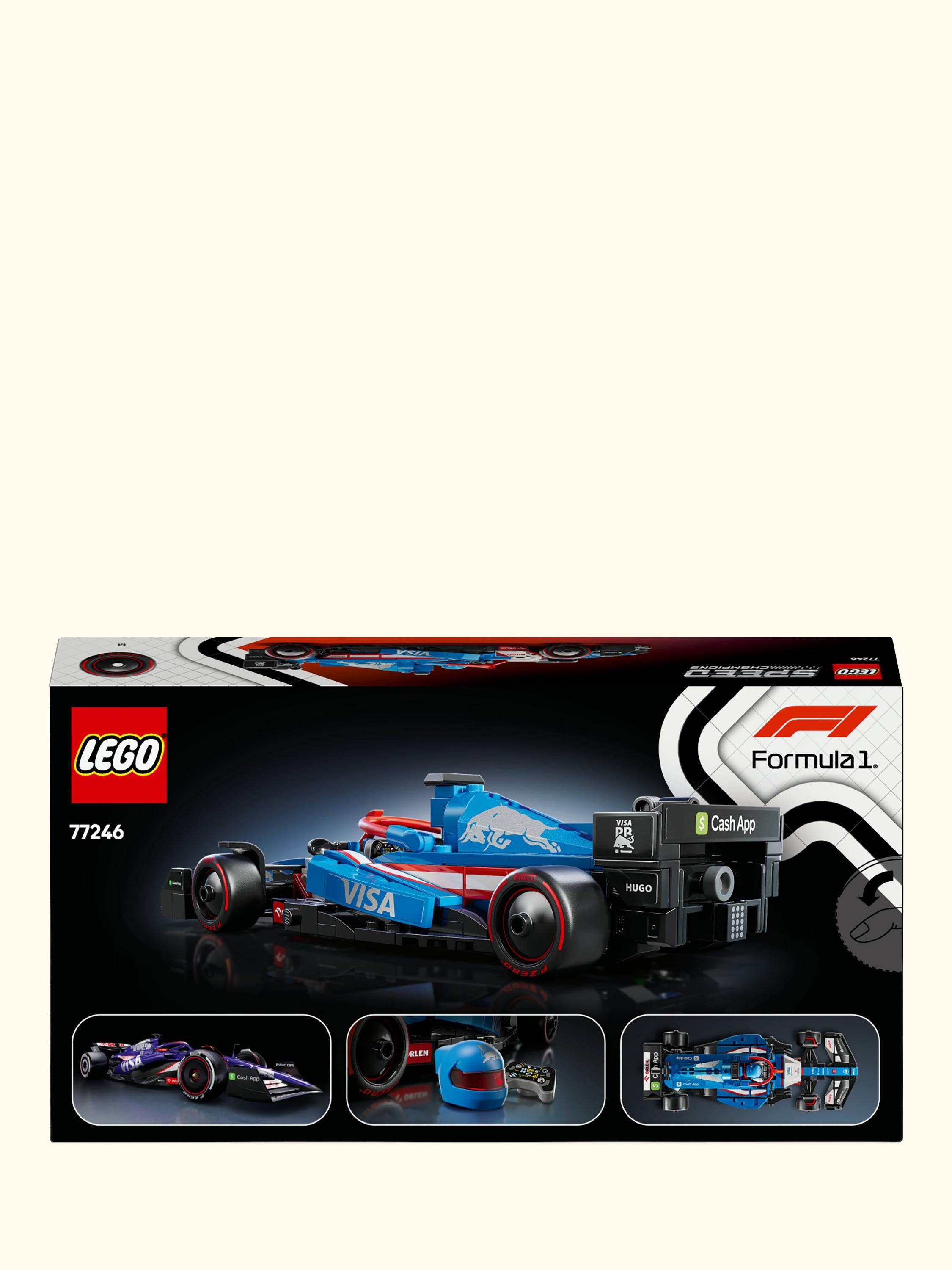 Speed Champions 77246 Visa Cash App RB VCARB 01 F1 Race Car