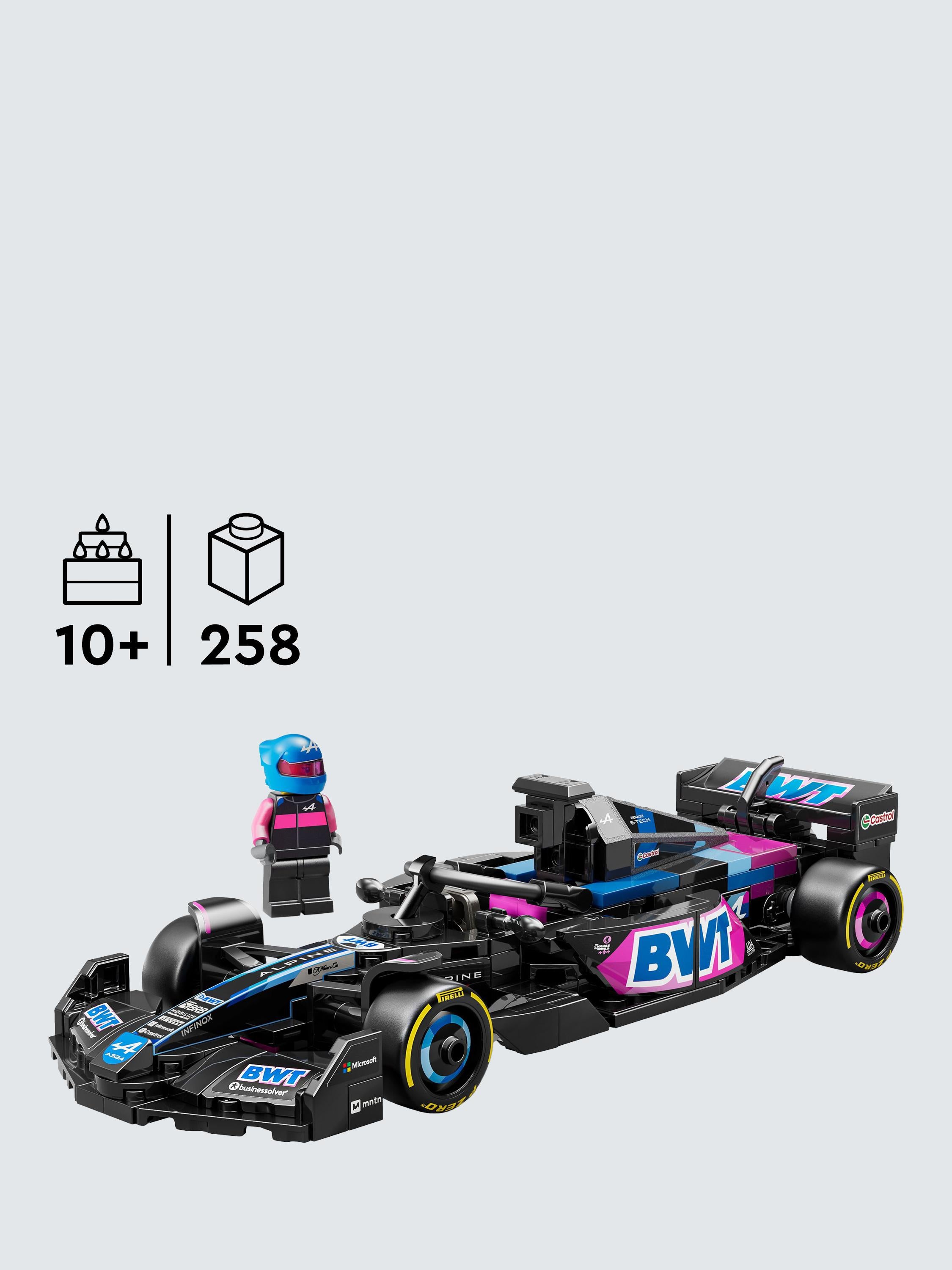 Speed Champions BWT Alpine F1 Team A524 Race Car 77248