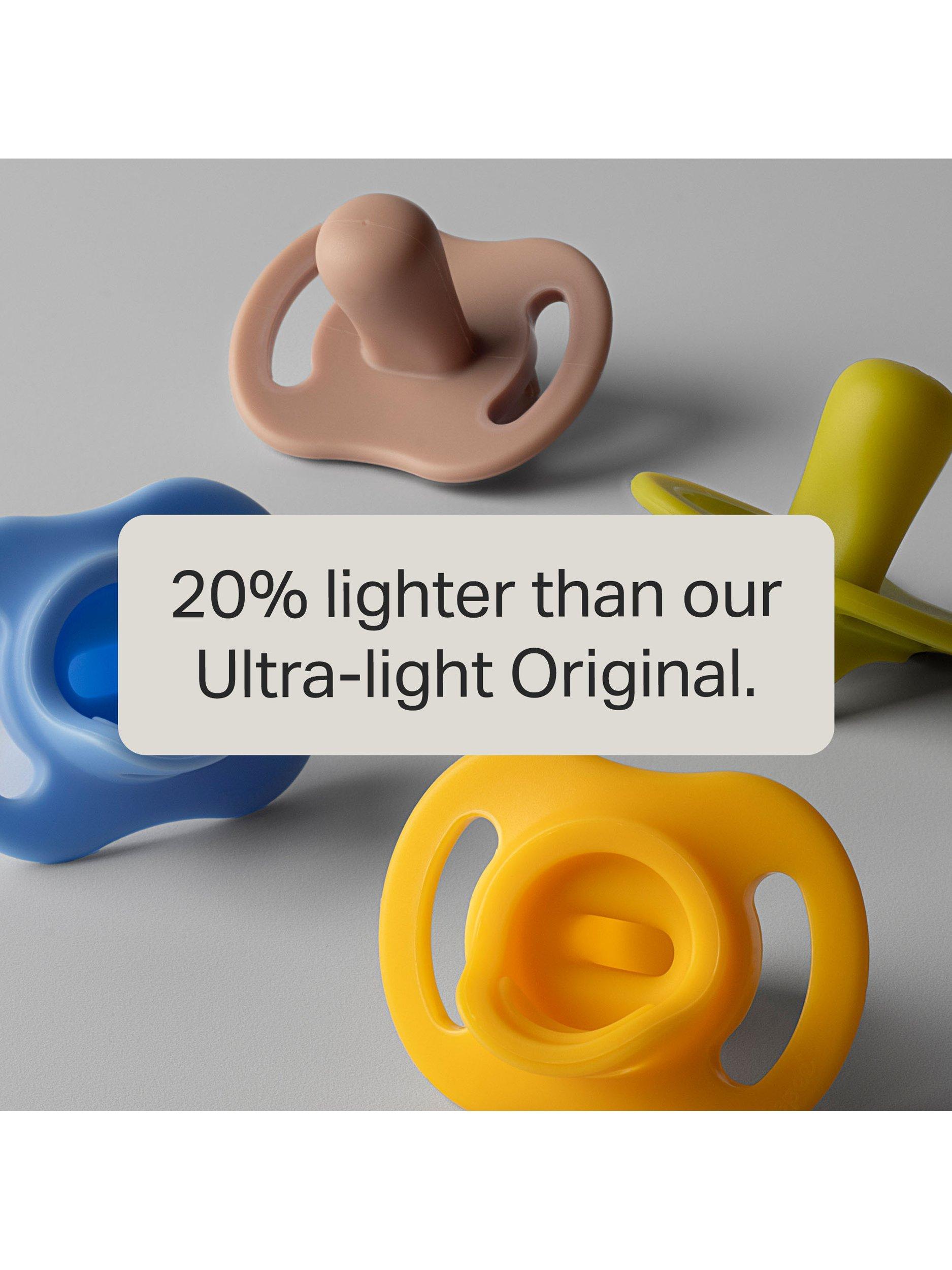 UltraLight StayPut Soothers, 0-6m, Pack of 2, Multi