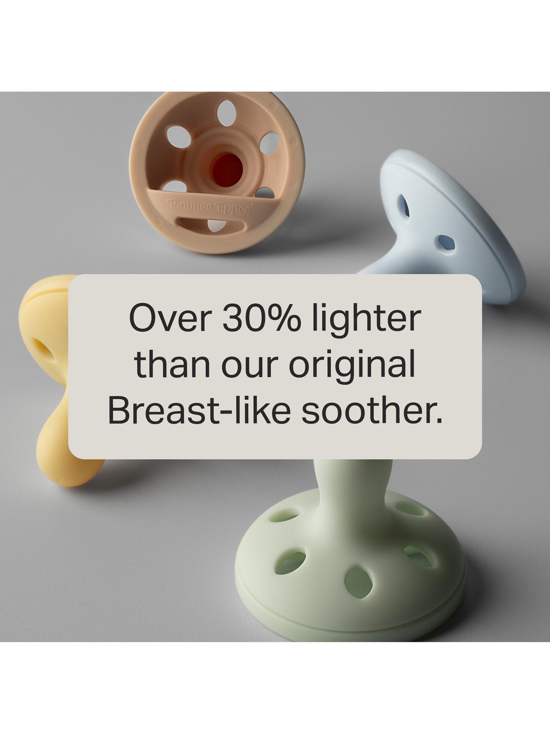 Breast-Like Soothers, 0-6m, Pack of 2, Multi