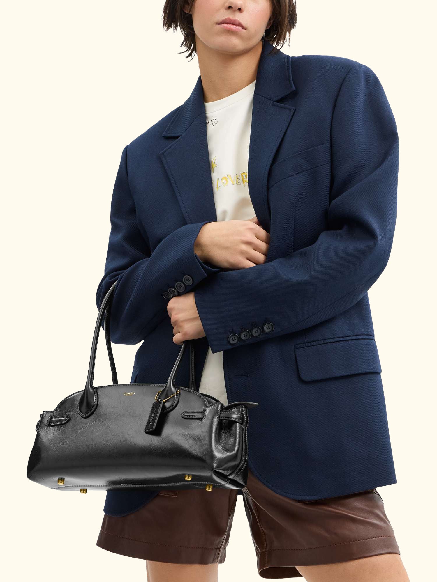 Empire 34 Leather Shoulder Bag