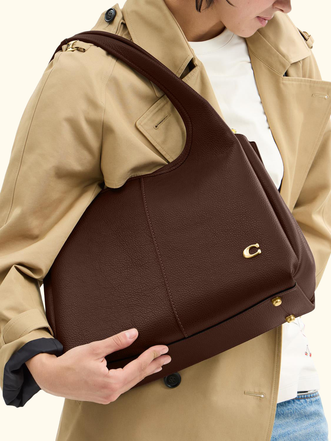 Lana Leather Shoulder Bag