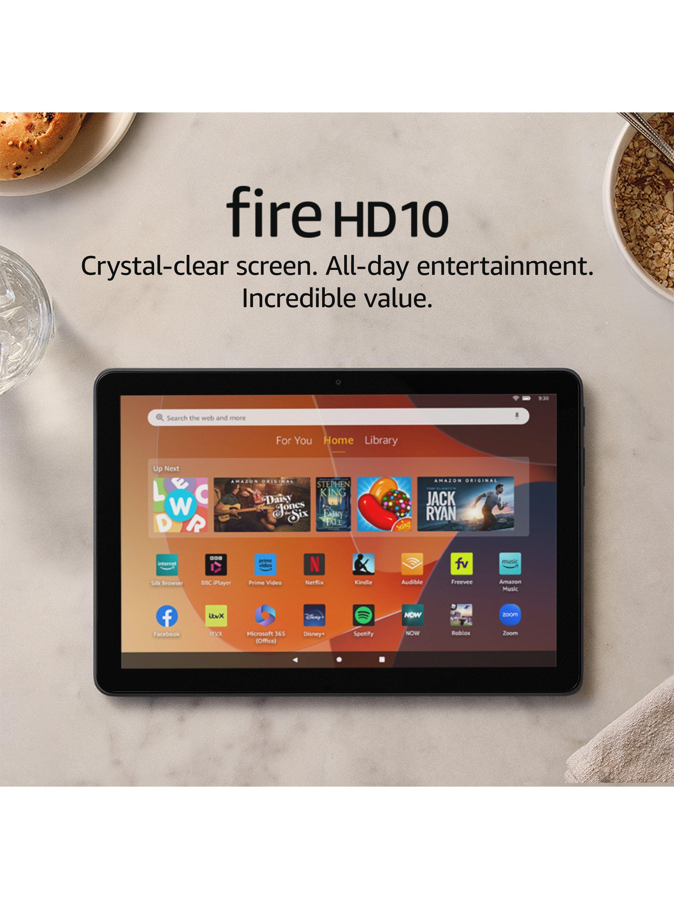 Fire HD 10 Tablet (13th Generation, 2023) with Alexa Hands-Free, Octa-core, Fire OS, Wi-Fi, 32GB, 10.1" with Special Offers