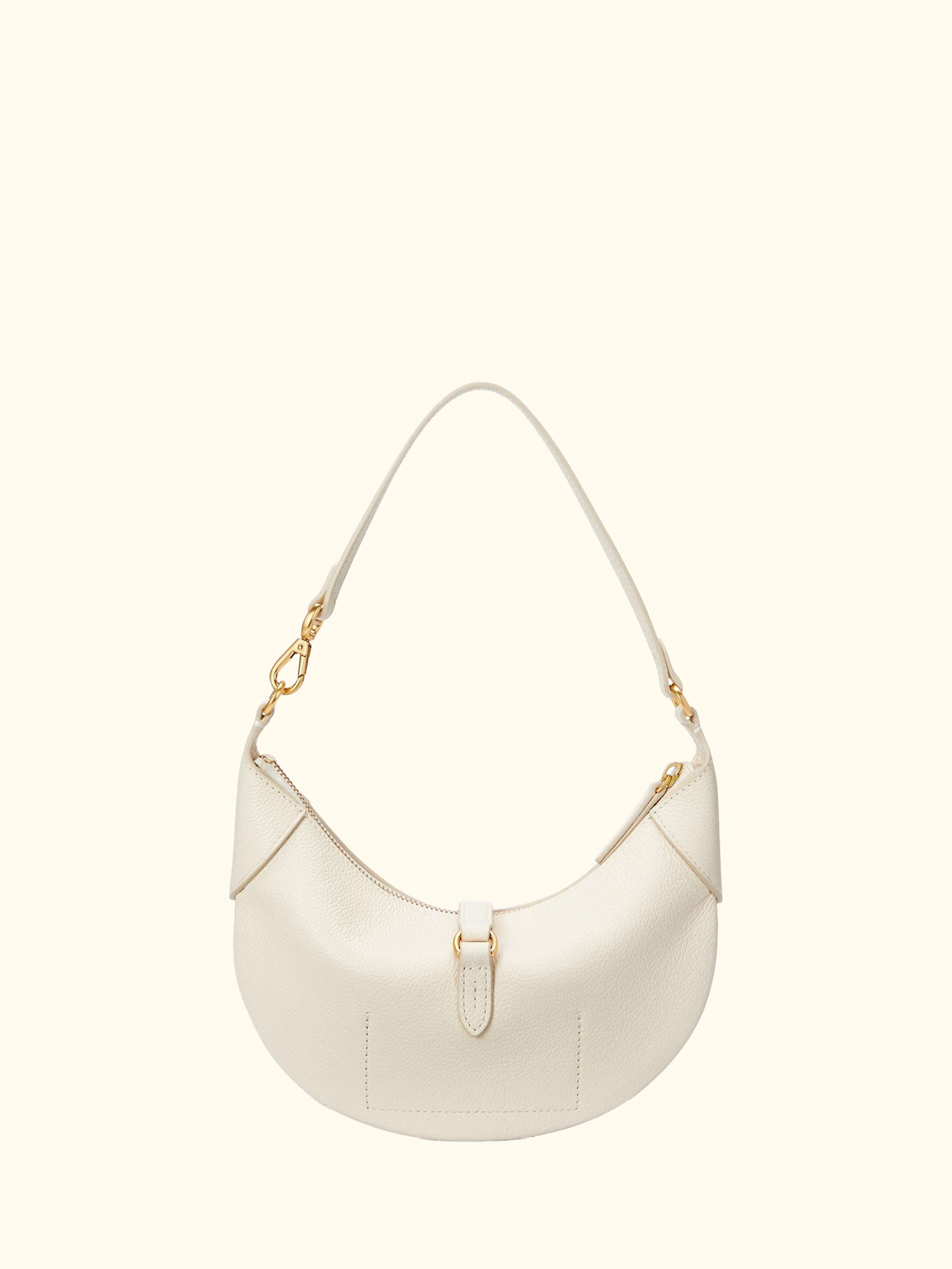 Polo Ralph Lauren Polo ID Mini Leather Shoulder Bag, White