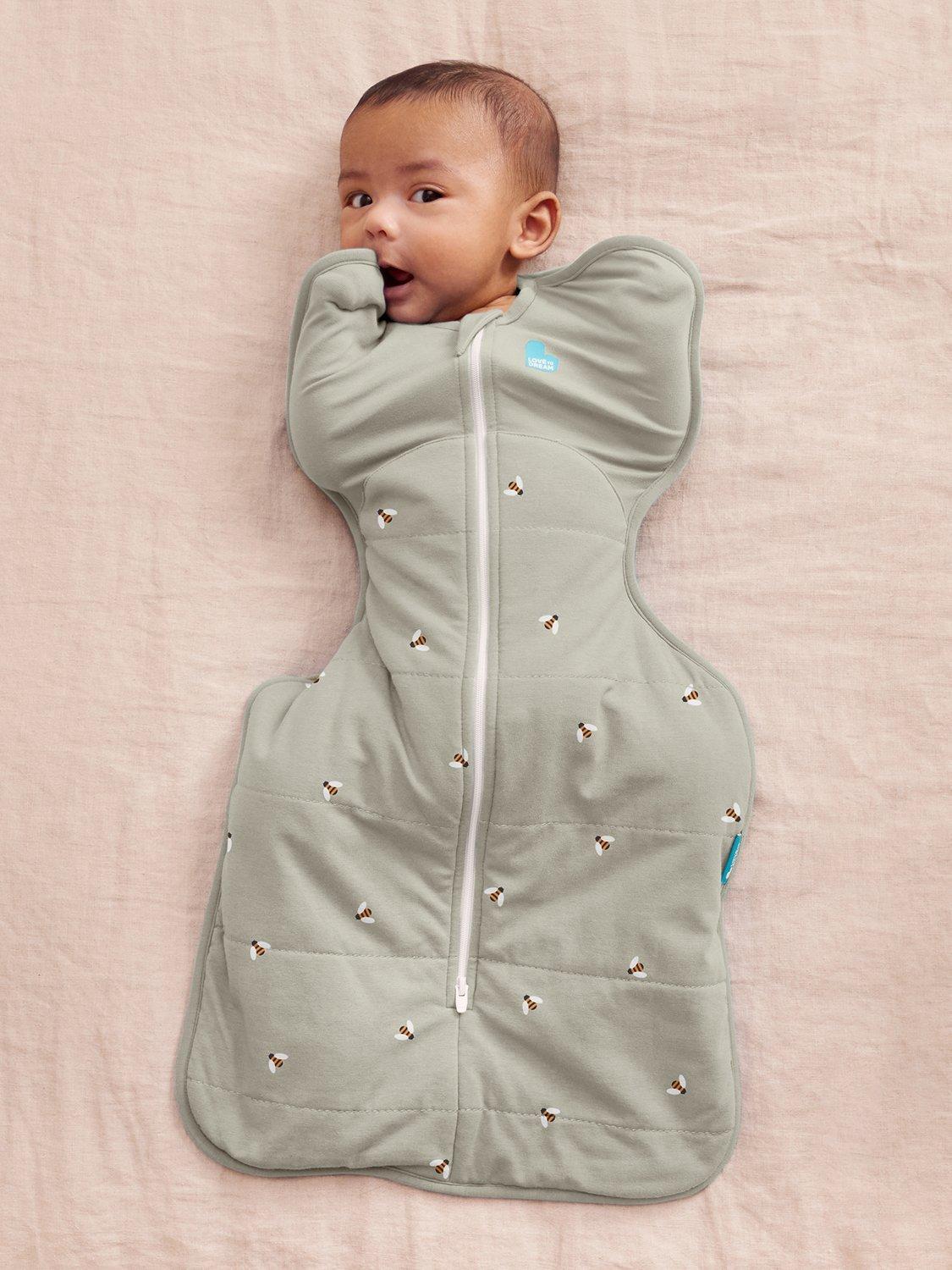 Swaddle Up Baby Sleeping Bag, 2.5 Tog, Dreamer White