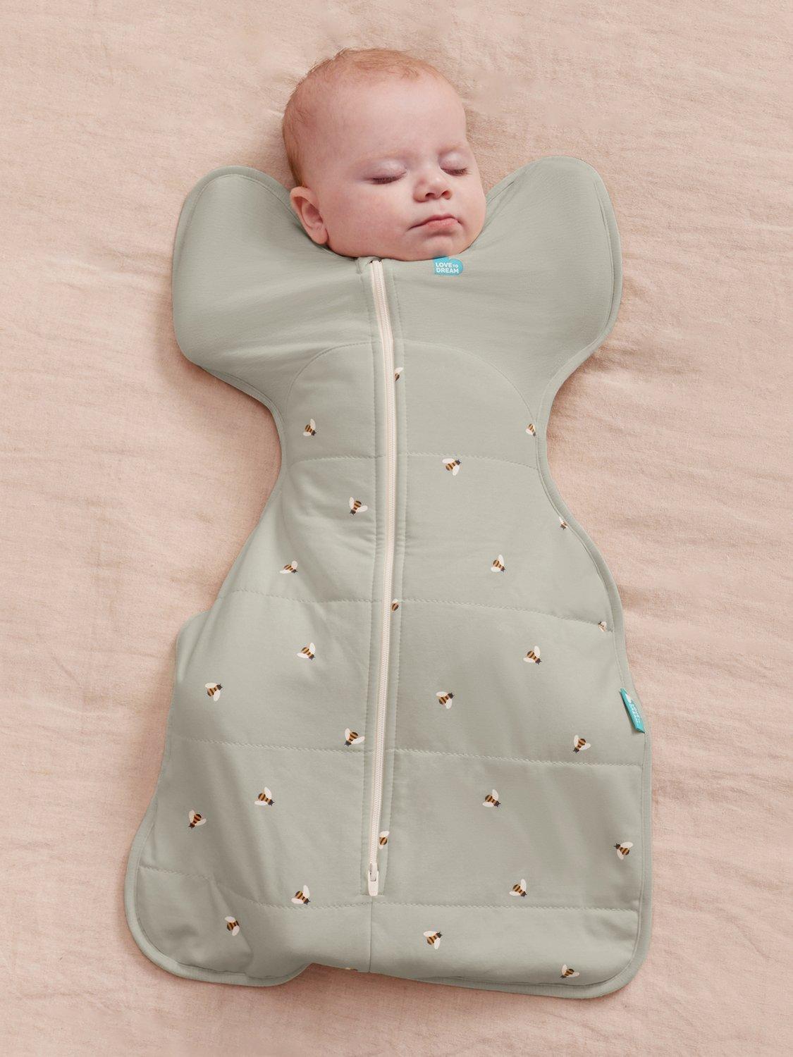 Swaddle Up Baby Sleeping Bag, 2.5 Tog, Dreamer White
