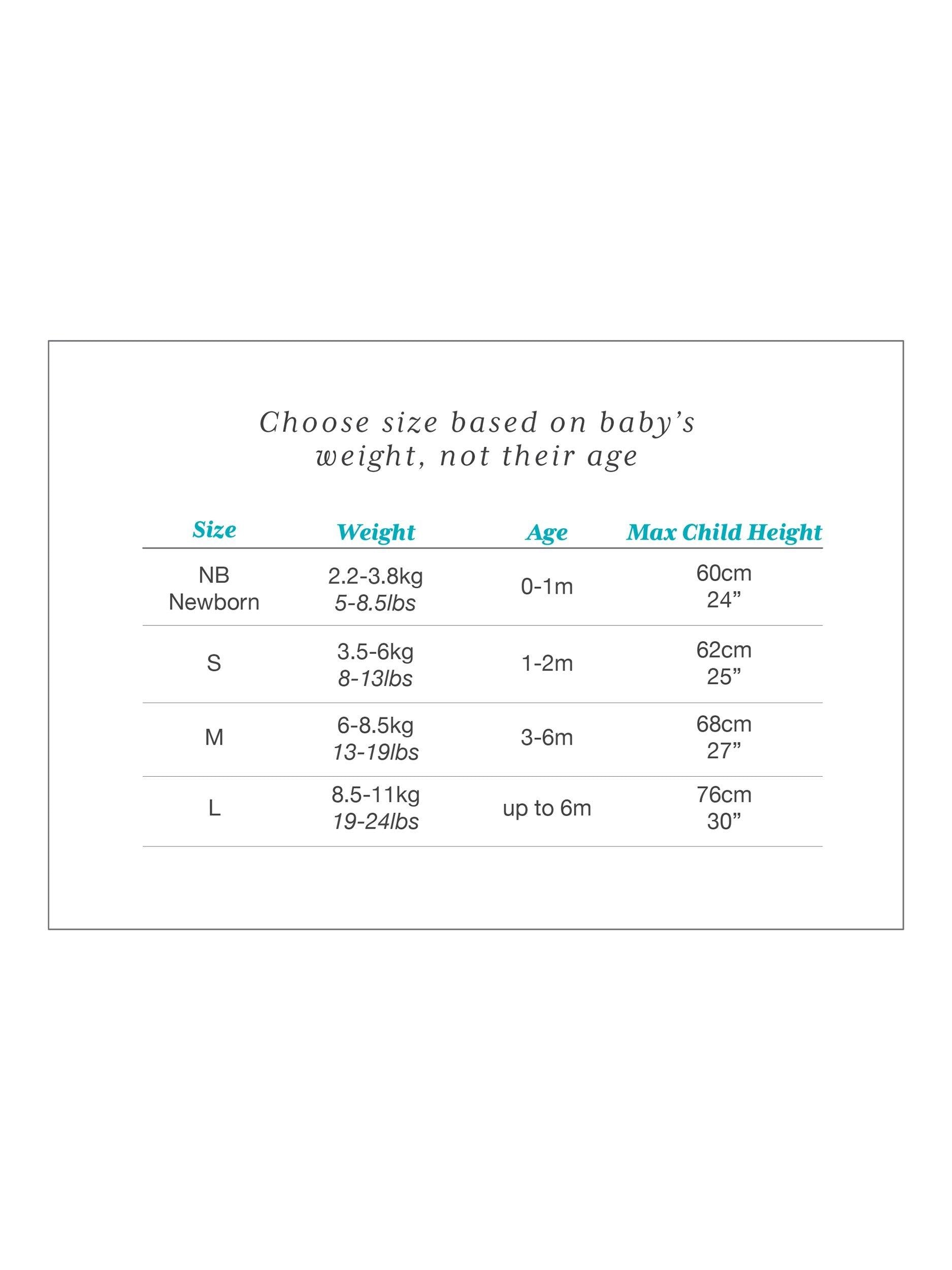 Swaddle Up Baby Sleeping Bag, 2.5 Tog, Dreamer White