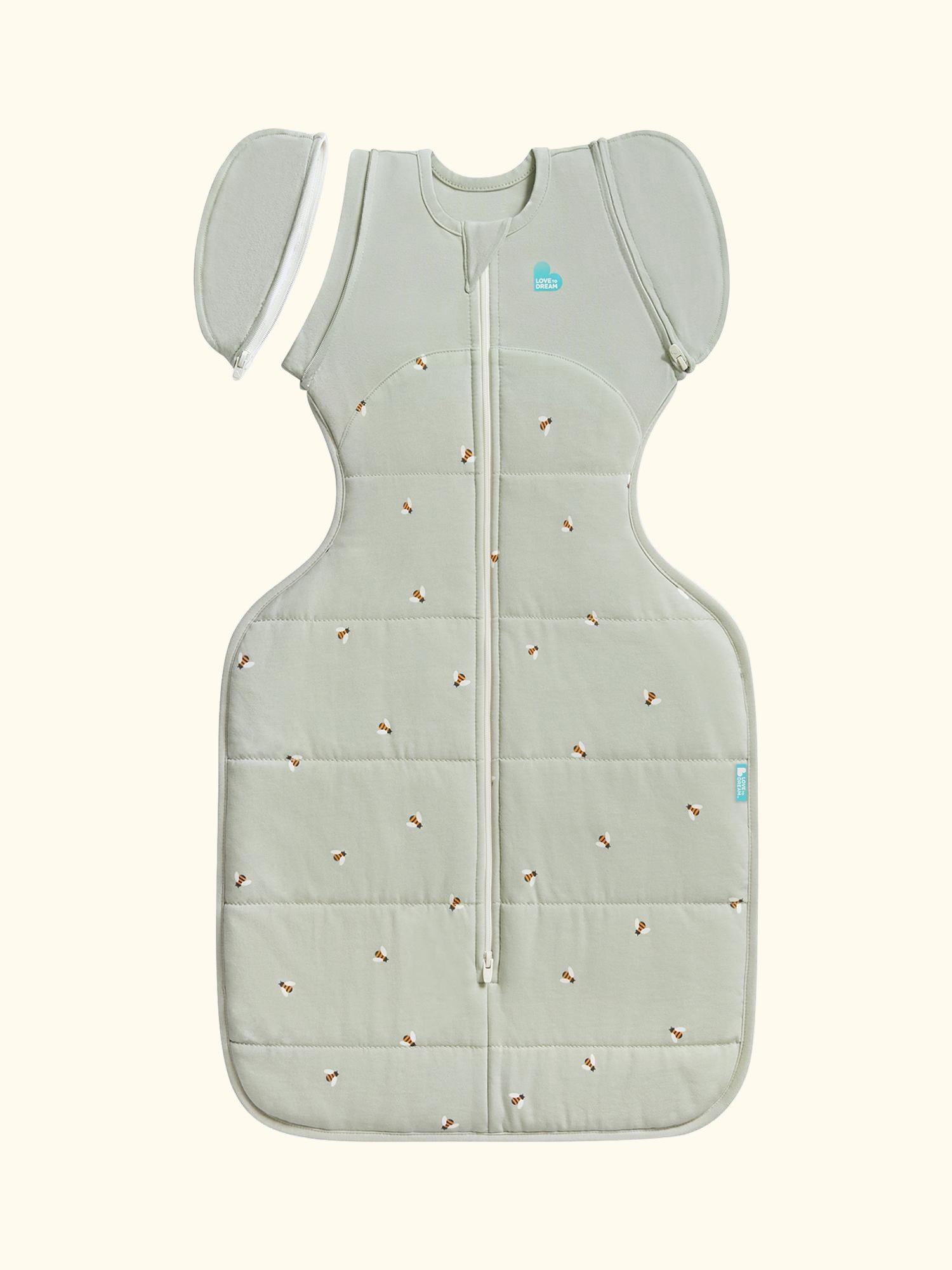 Swaddle Up Transition Baby Sleeping Bag, 2.5 Tog, Dreamer White, Medium