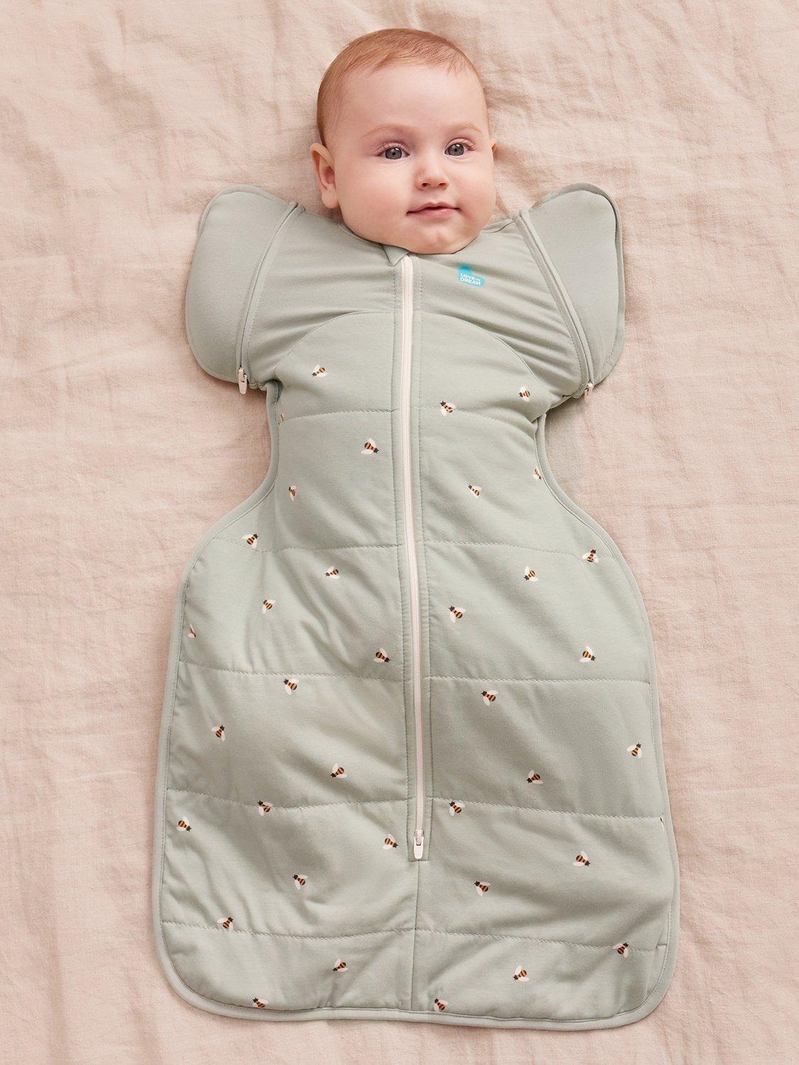 Swaddle Up Transition Baby Sleeping Bag, 2.5 Tog, Dreamer White, Medium