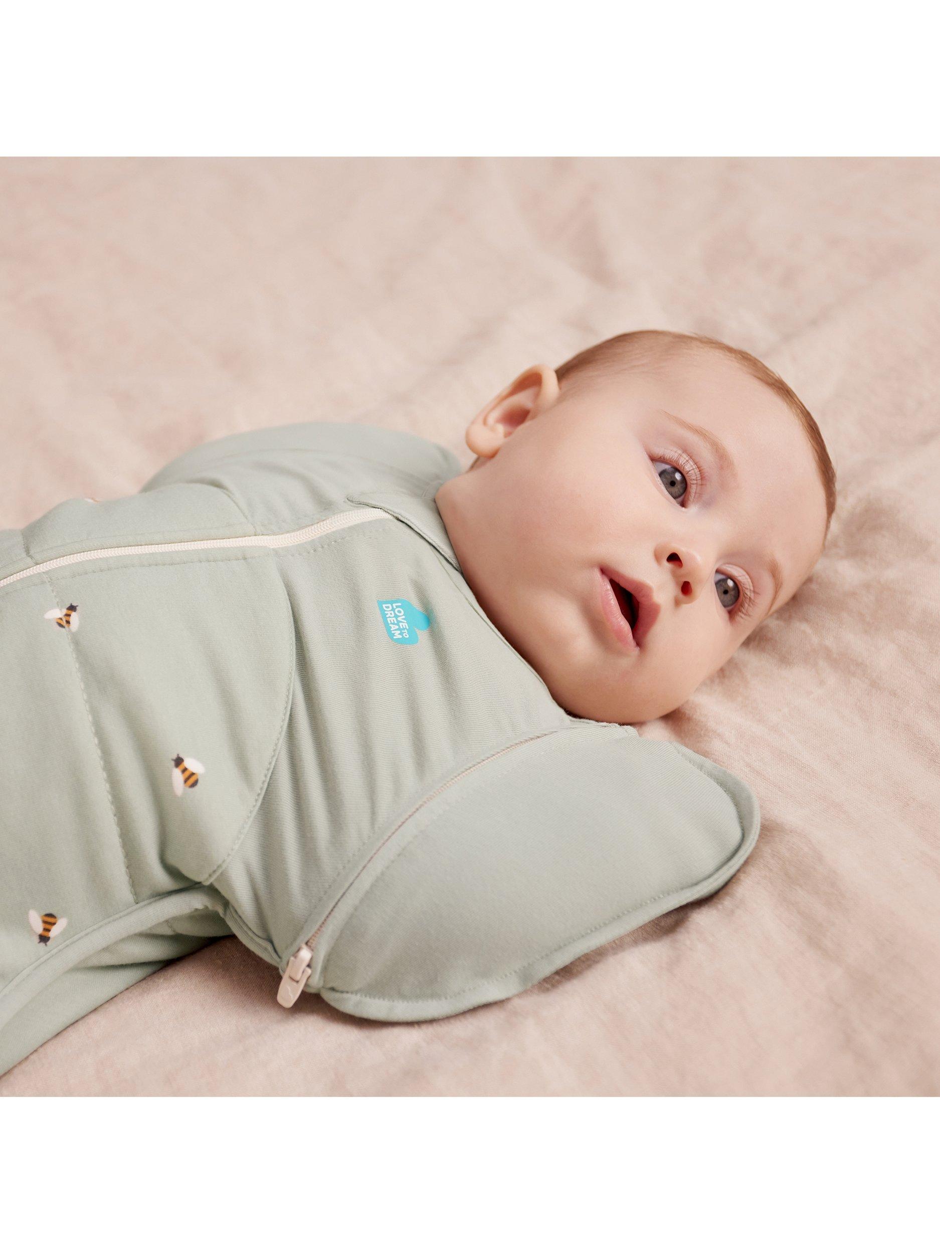 Swaddle Up Transition Baby Sleeping Bag, 2.5 Tog, Dreamer White, Medium