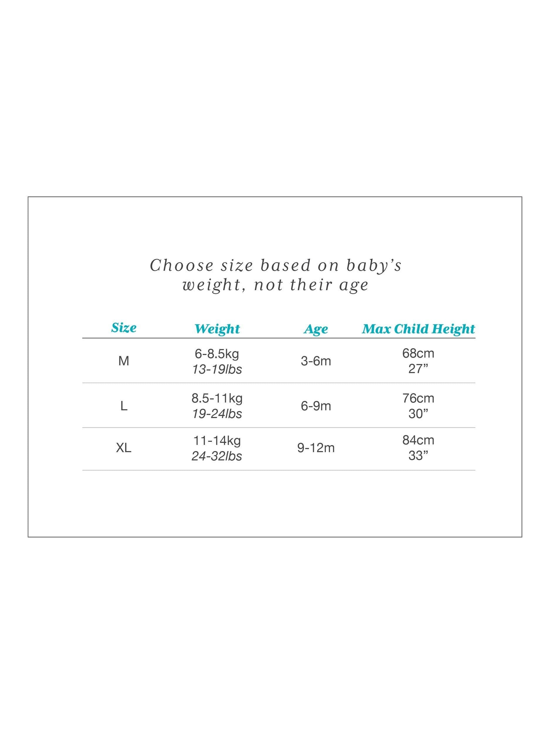 Swaddle Up Transition Baby Sleeping Bag, 2.5 Tog, Dreamer White, Medium