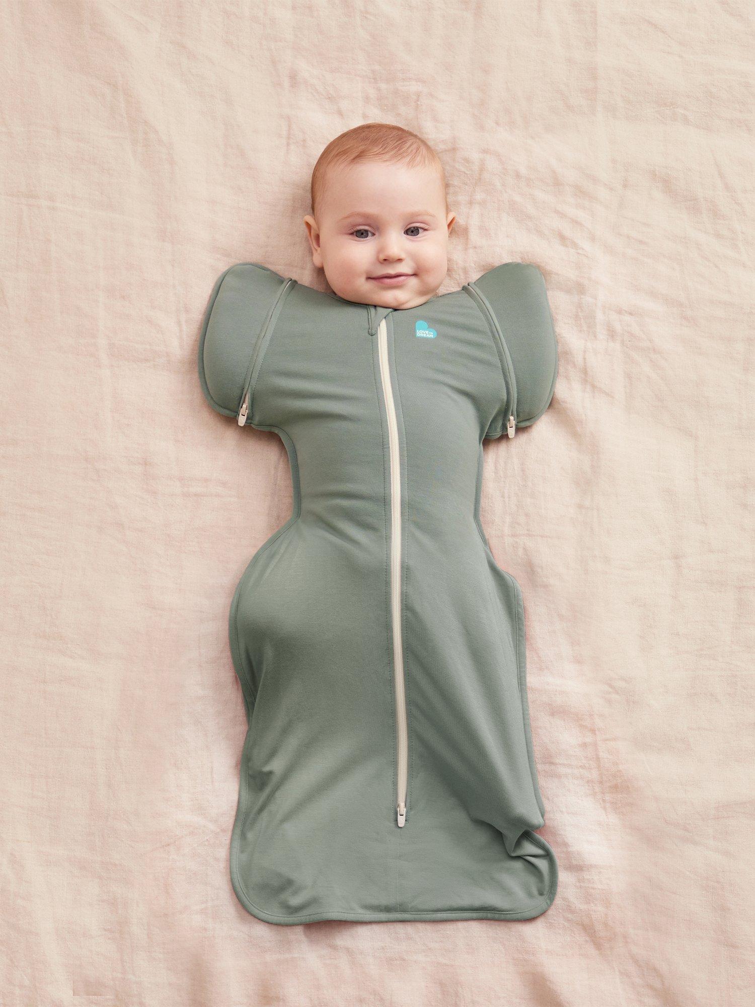 Swaddle Up Transition Baby Sleeping Bag, 1.0 Tog, Olive