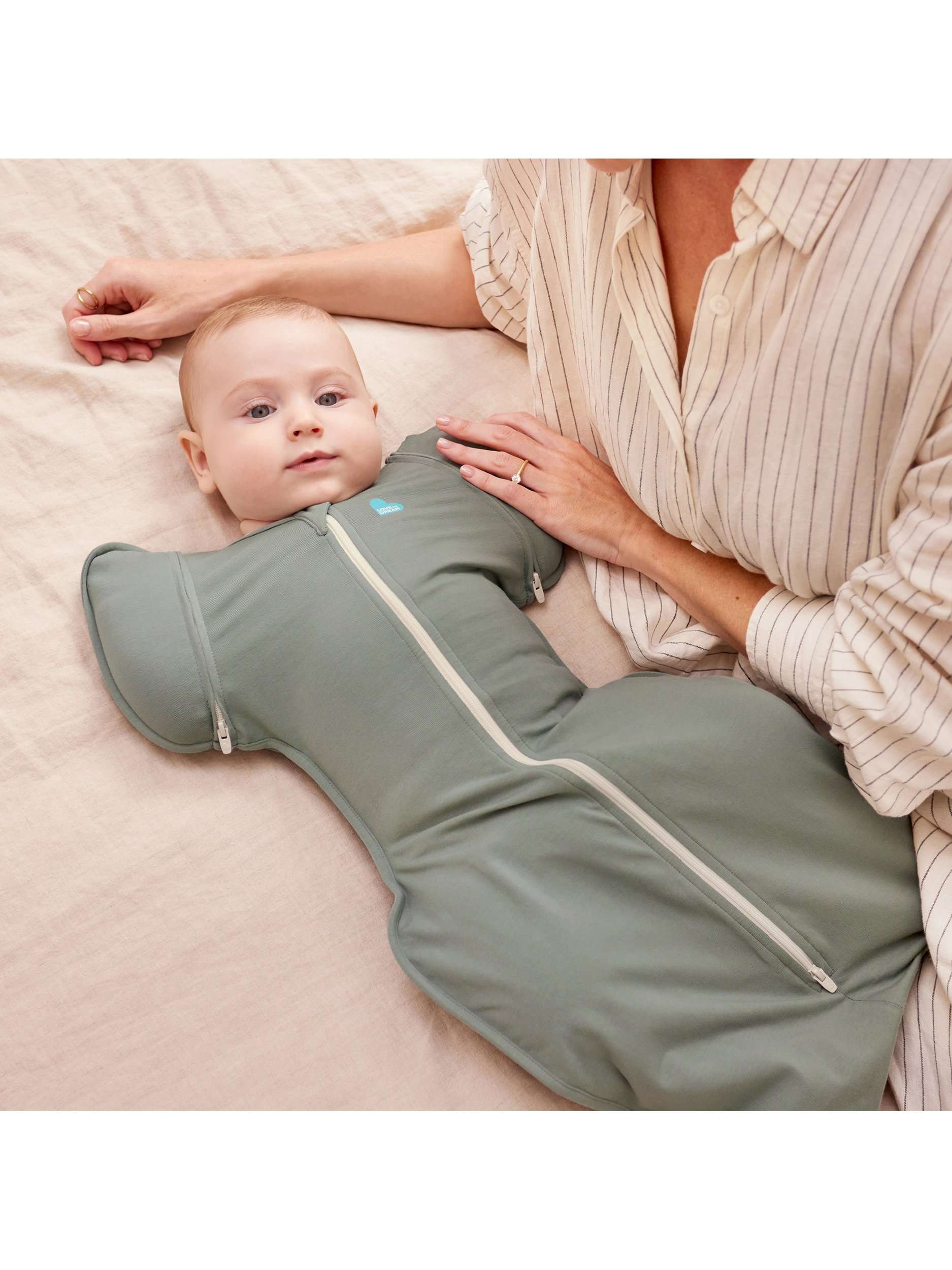 Swaddle Up Transition Baby Sleeping Bag, 1.0 Tog, Olive