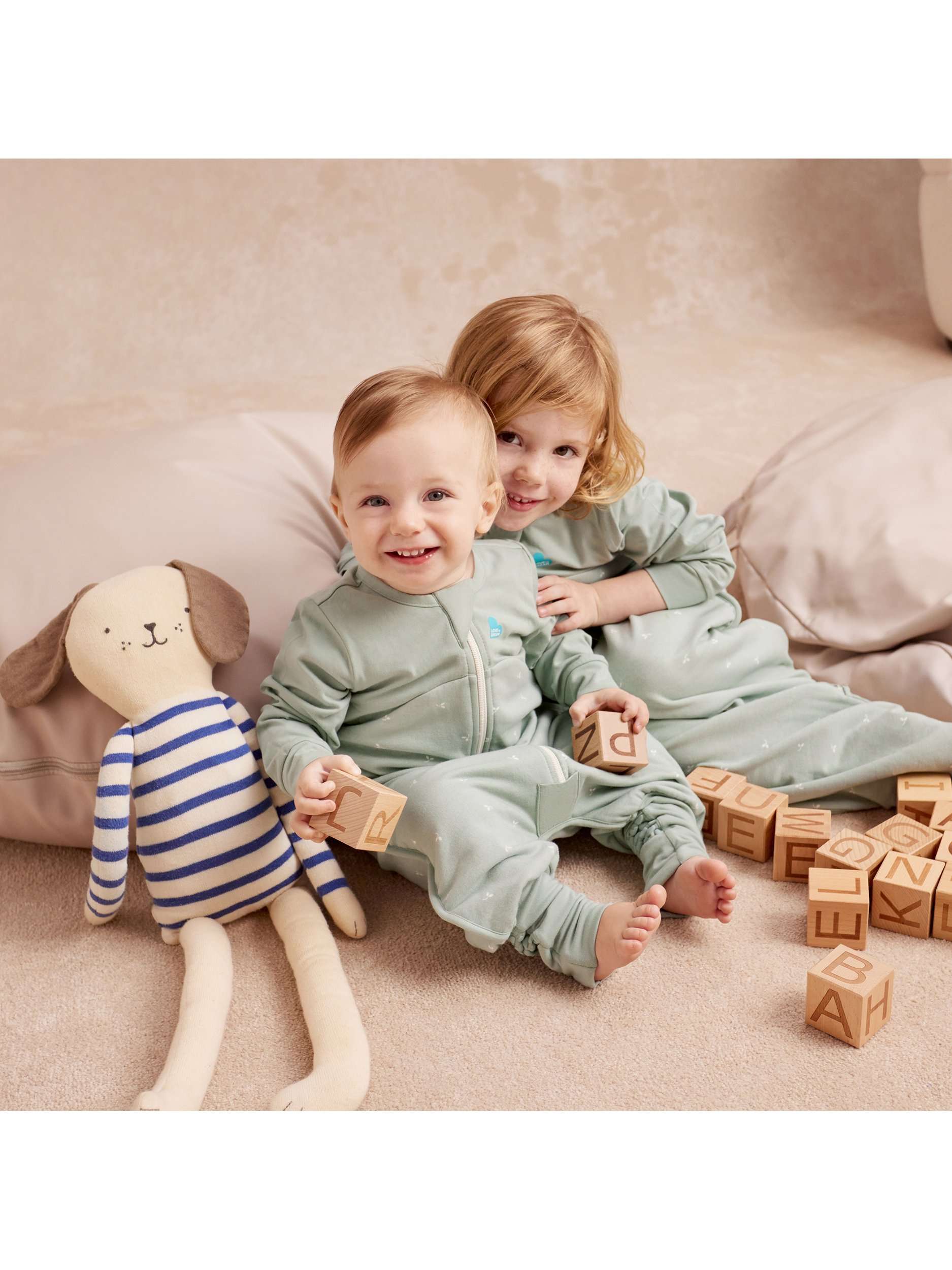 All Seasons Baby Sleep Suit, 1.5 Tog, Olive