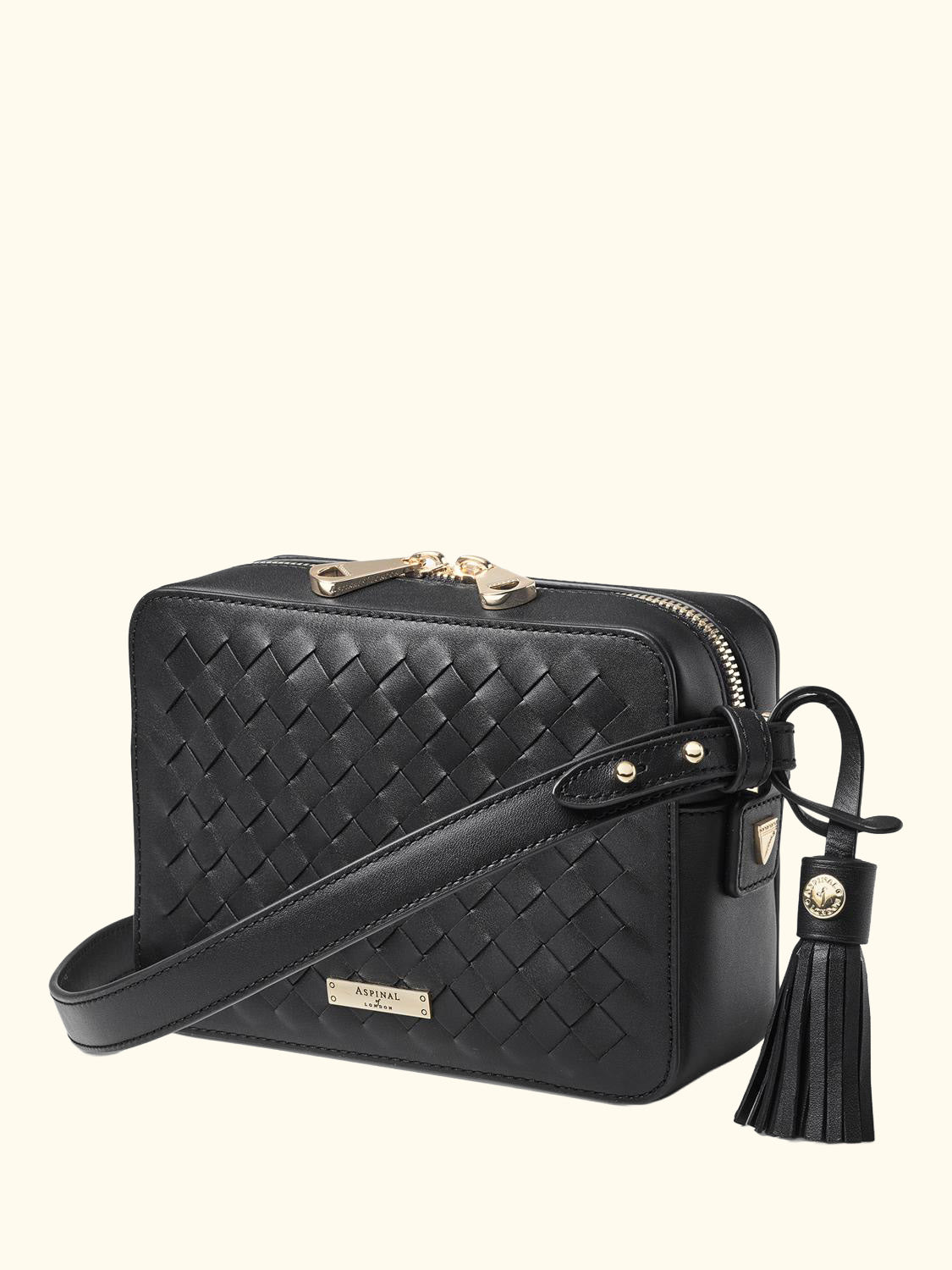 Leather Camera Crossbody Bag
