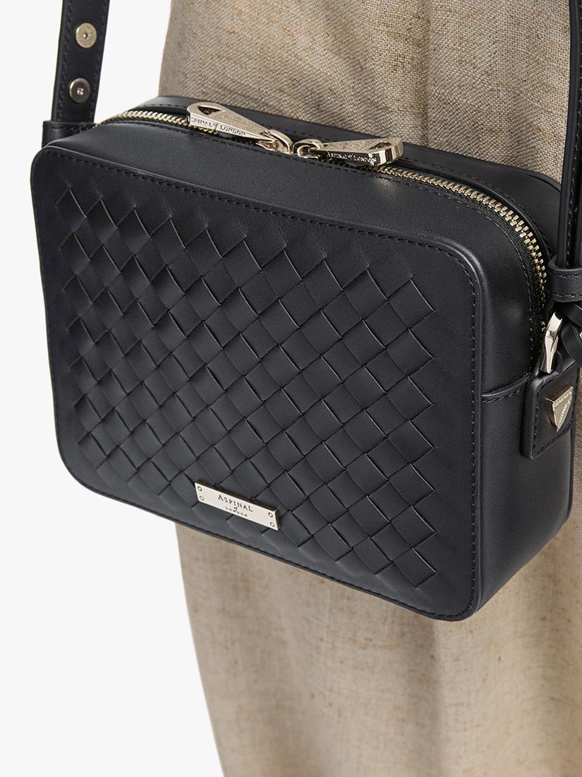 Leather Camera Crossbody Bag