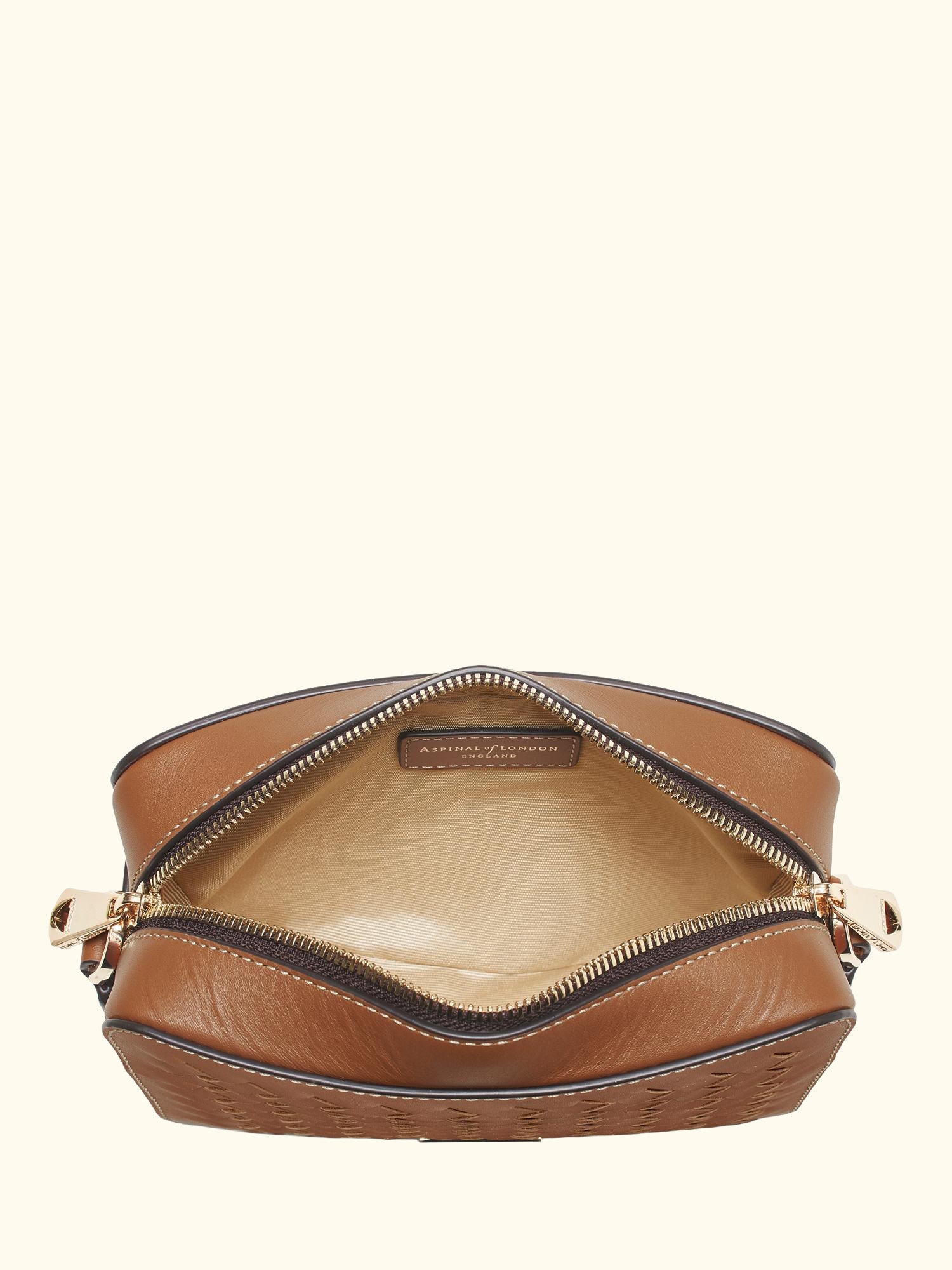 Leather Camera Cross Body Bag