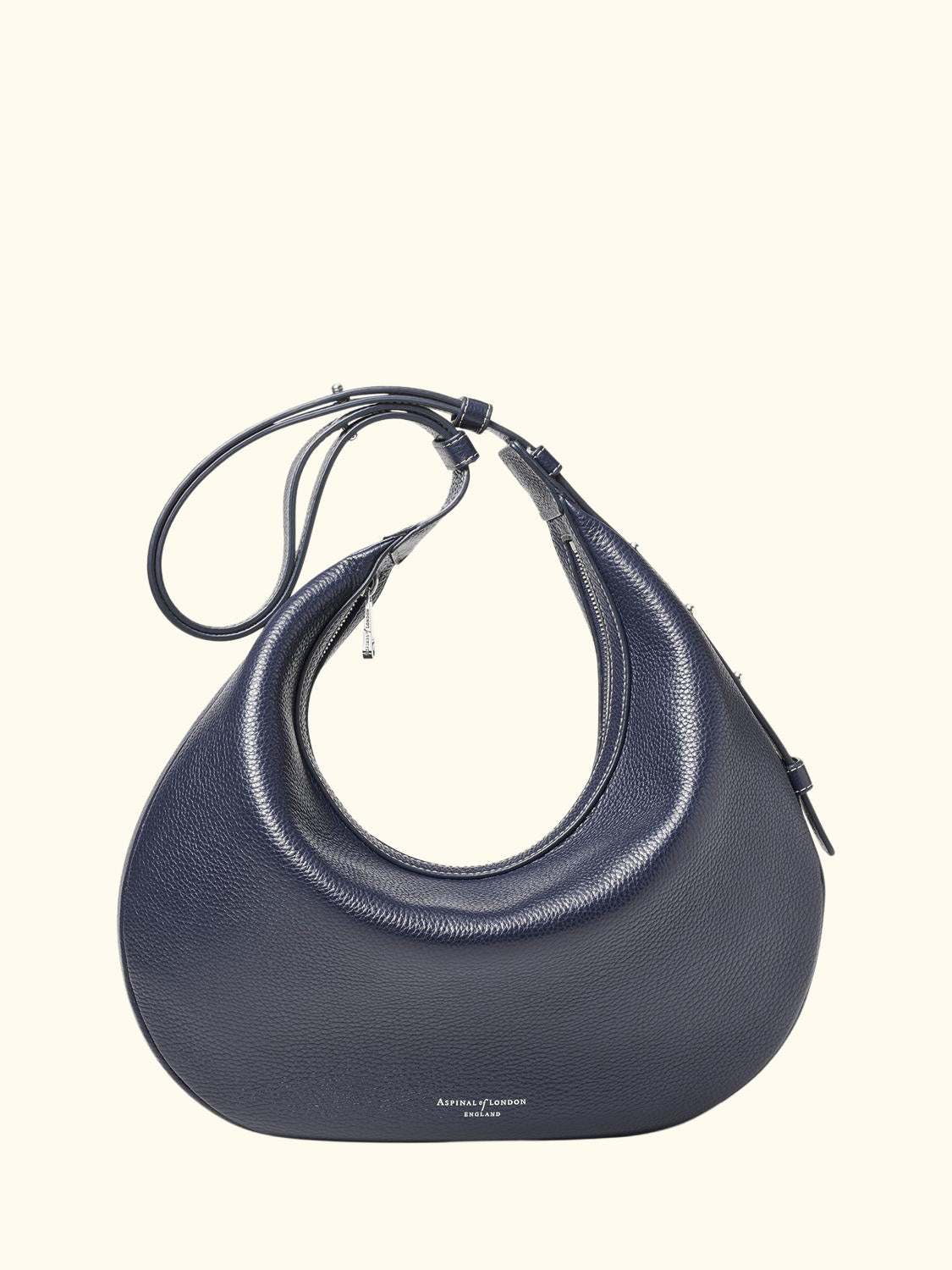 Hudson Leather Slouchy Crescent Bag