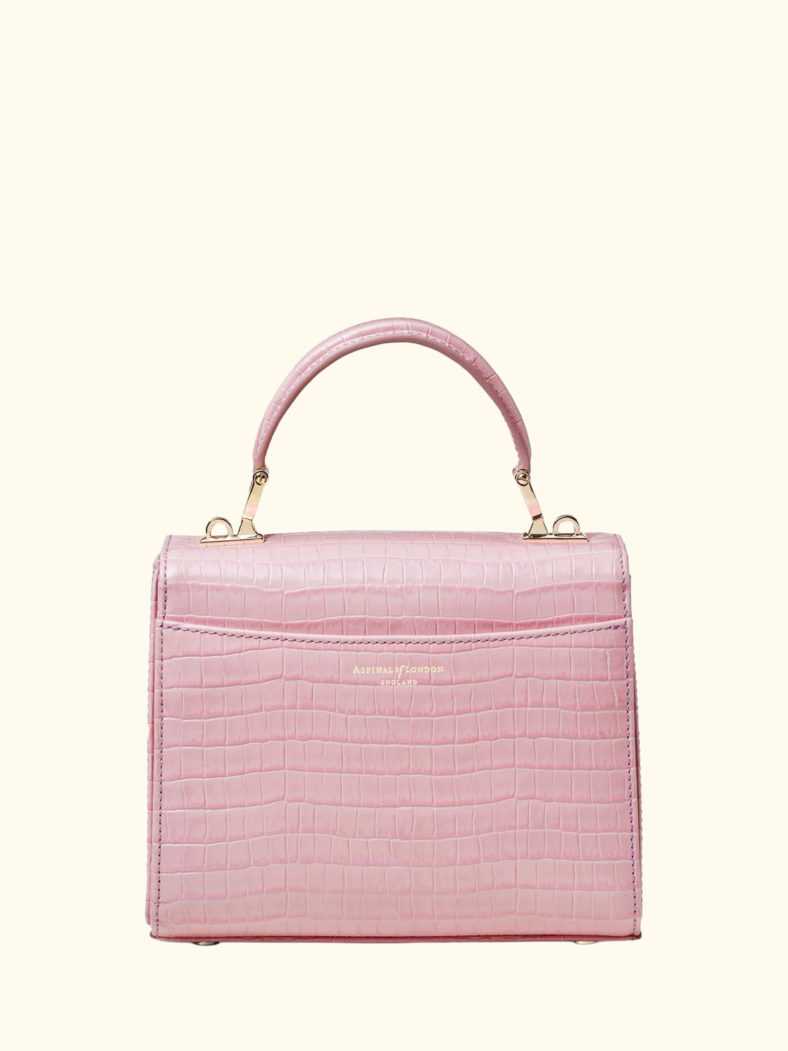 Midi Mayfair Croc Effect Leather Cross Body Bag