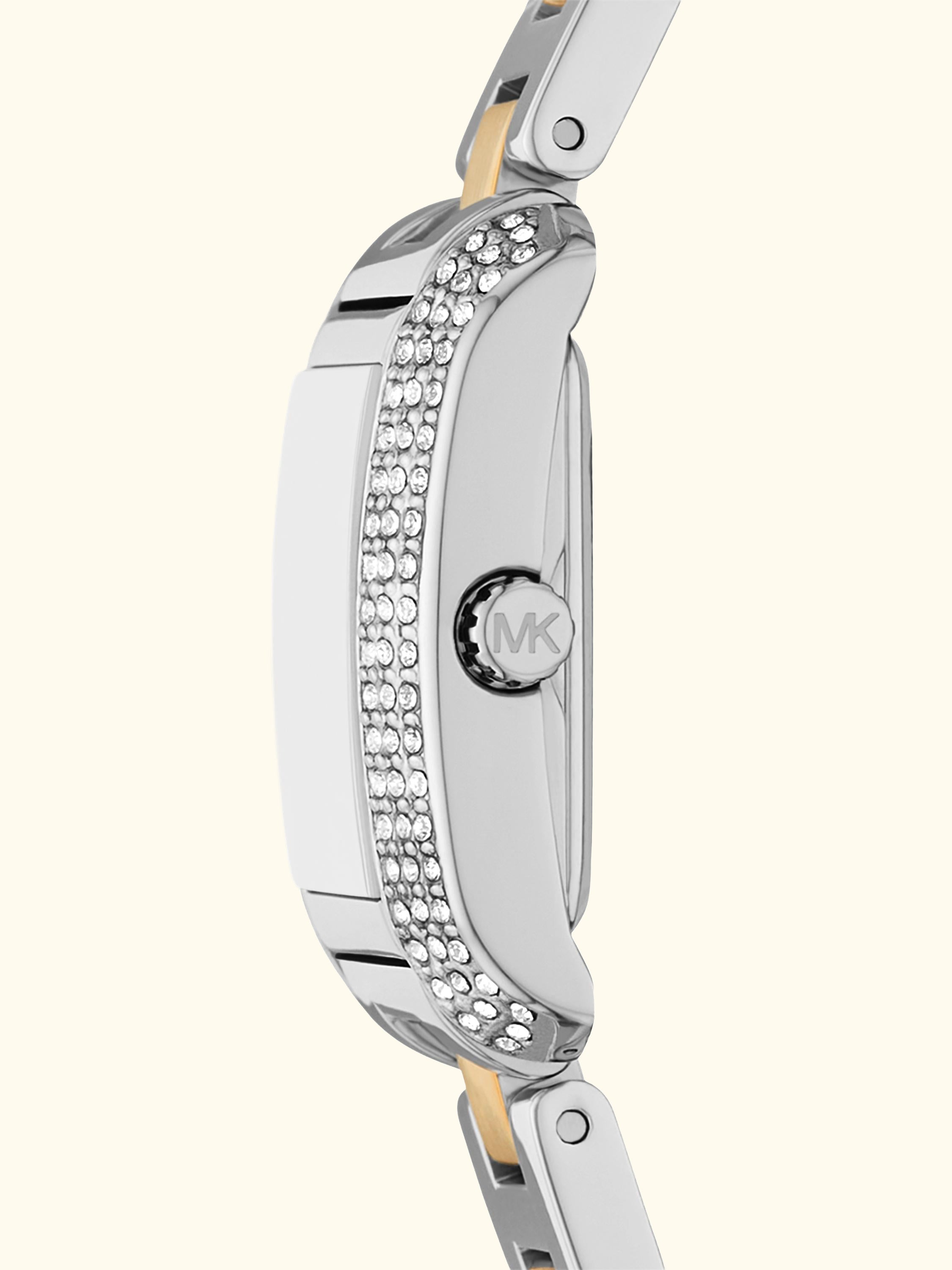 MK4882 Women's Mother of Pearl Crystal Bracelet Strap Watch