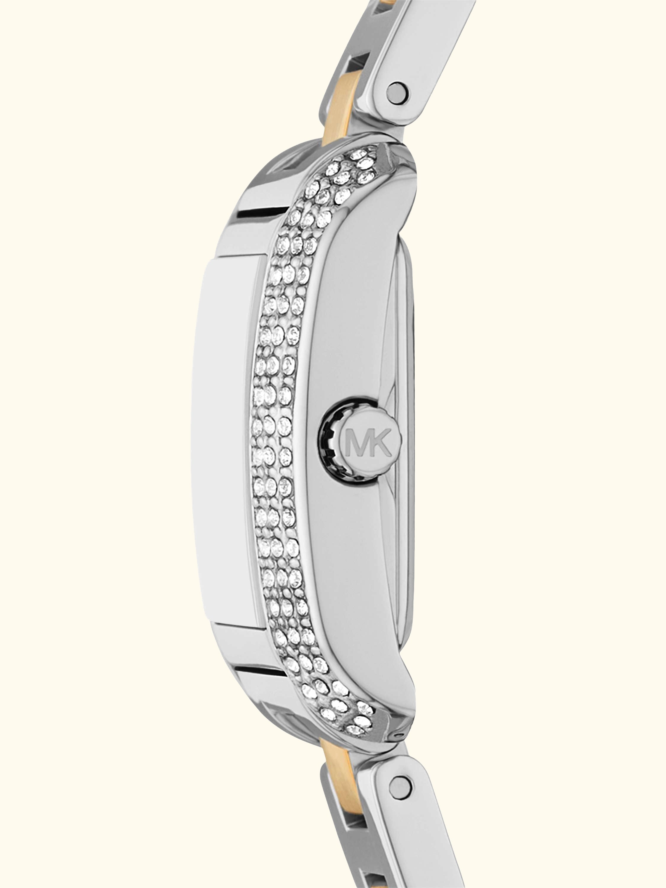 MK4882 Women's Mother of Pearl Crystal Bracelet Strap Watch