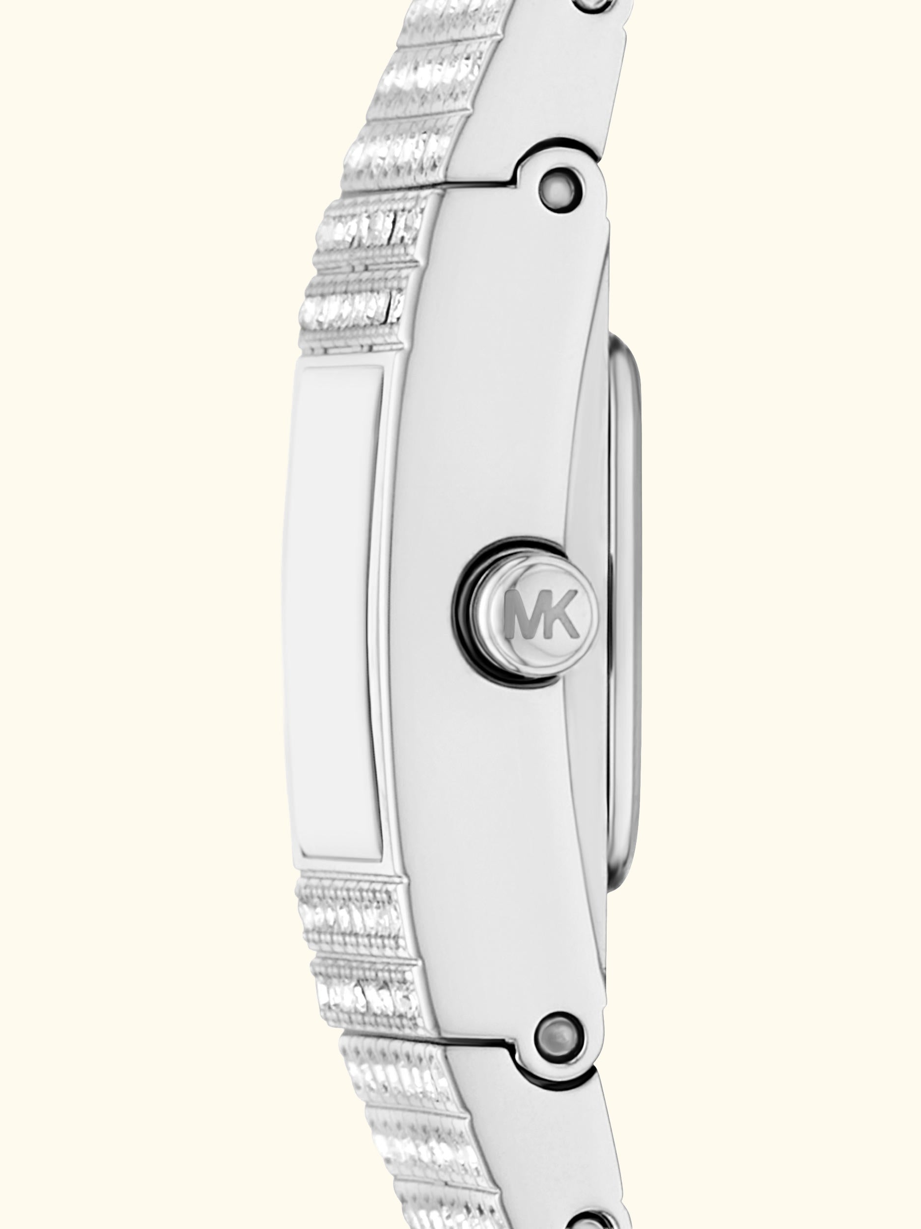 MK4886 Women's Darrington Crystal Bracelet Strap Watch, Silver