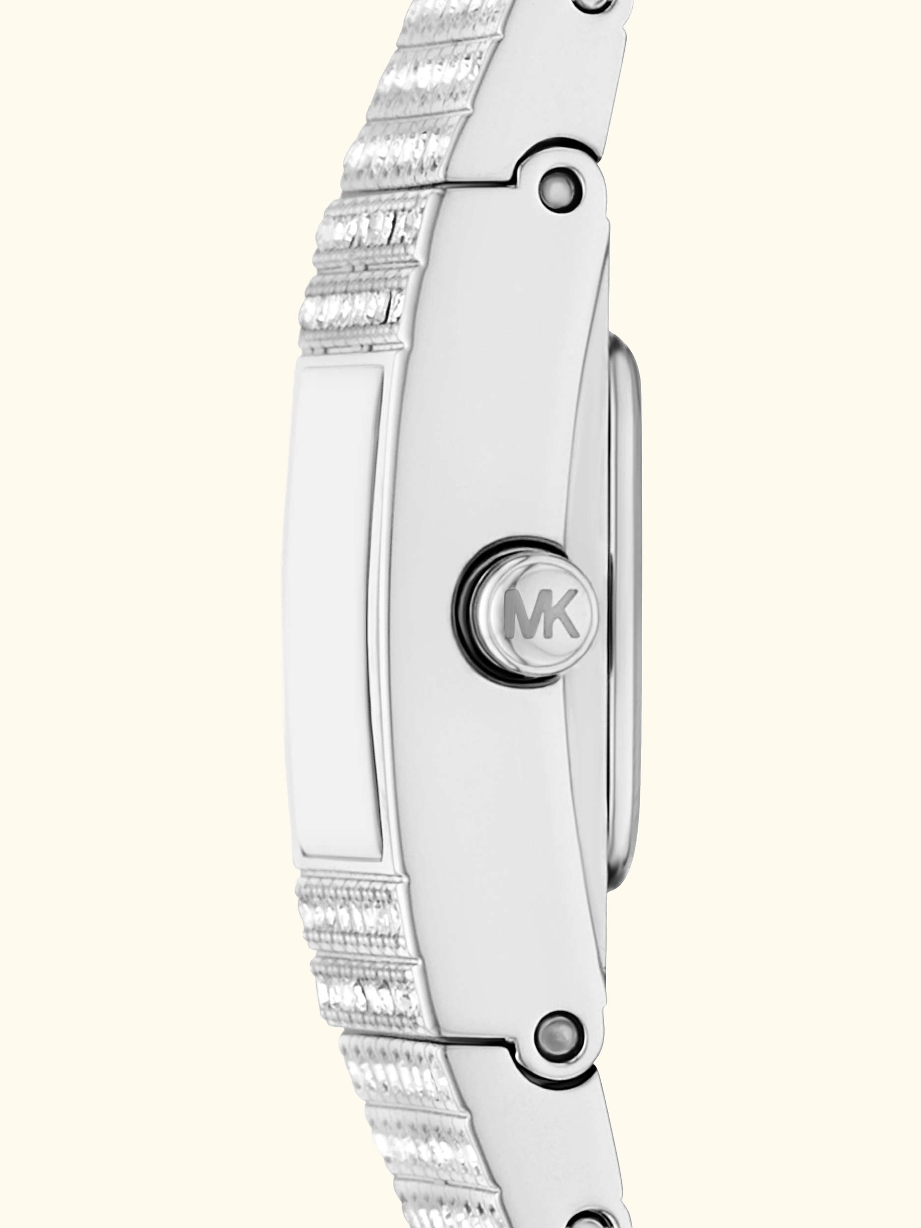 MK4886 Women's Darrington Crystal Bracelet Strap Watch, Silver