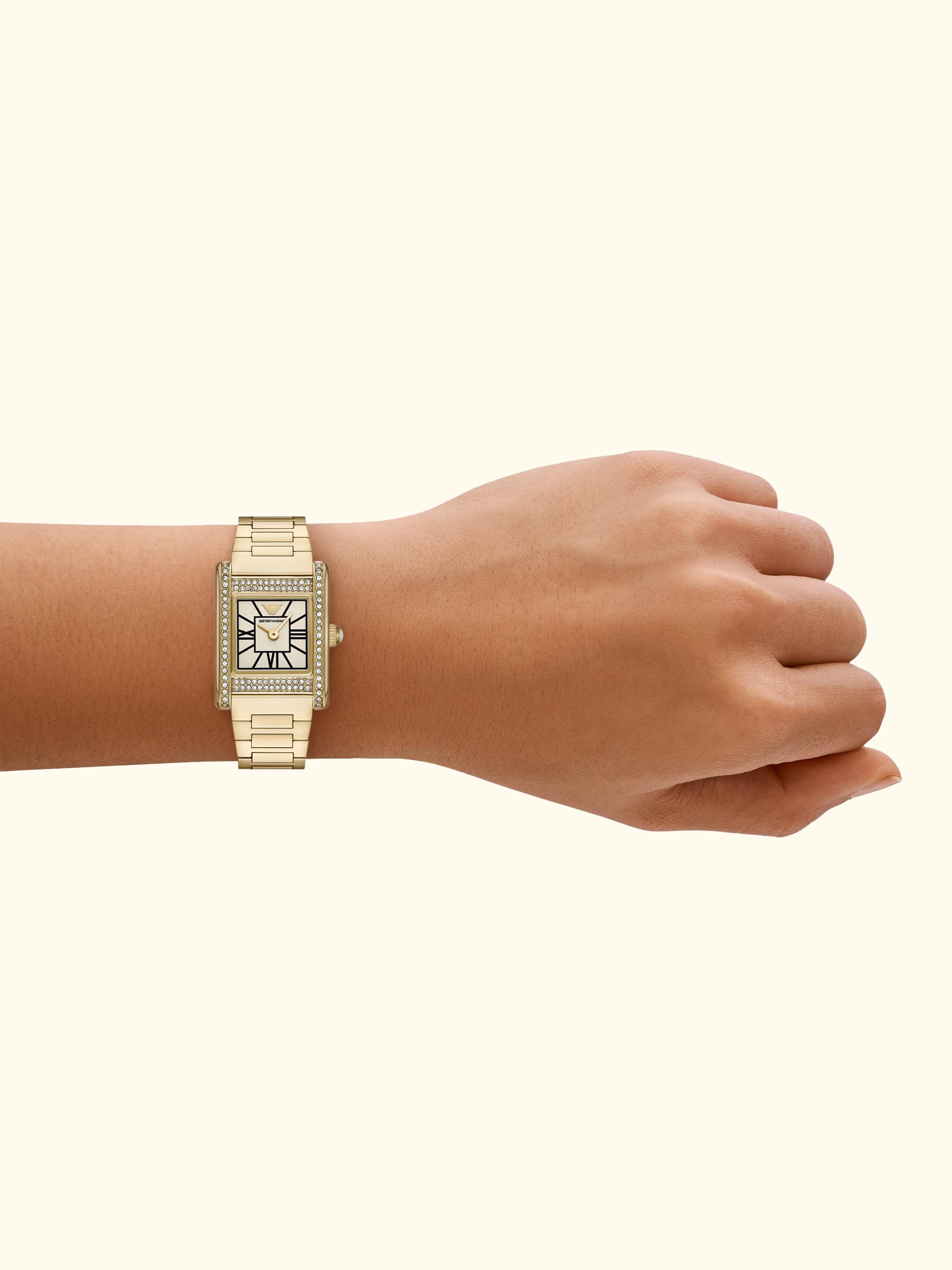 AR11663 Women's Bracelet Strap Watch, Gold