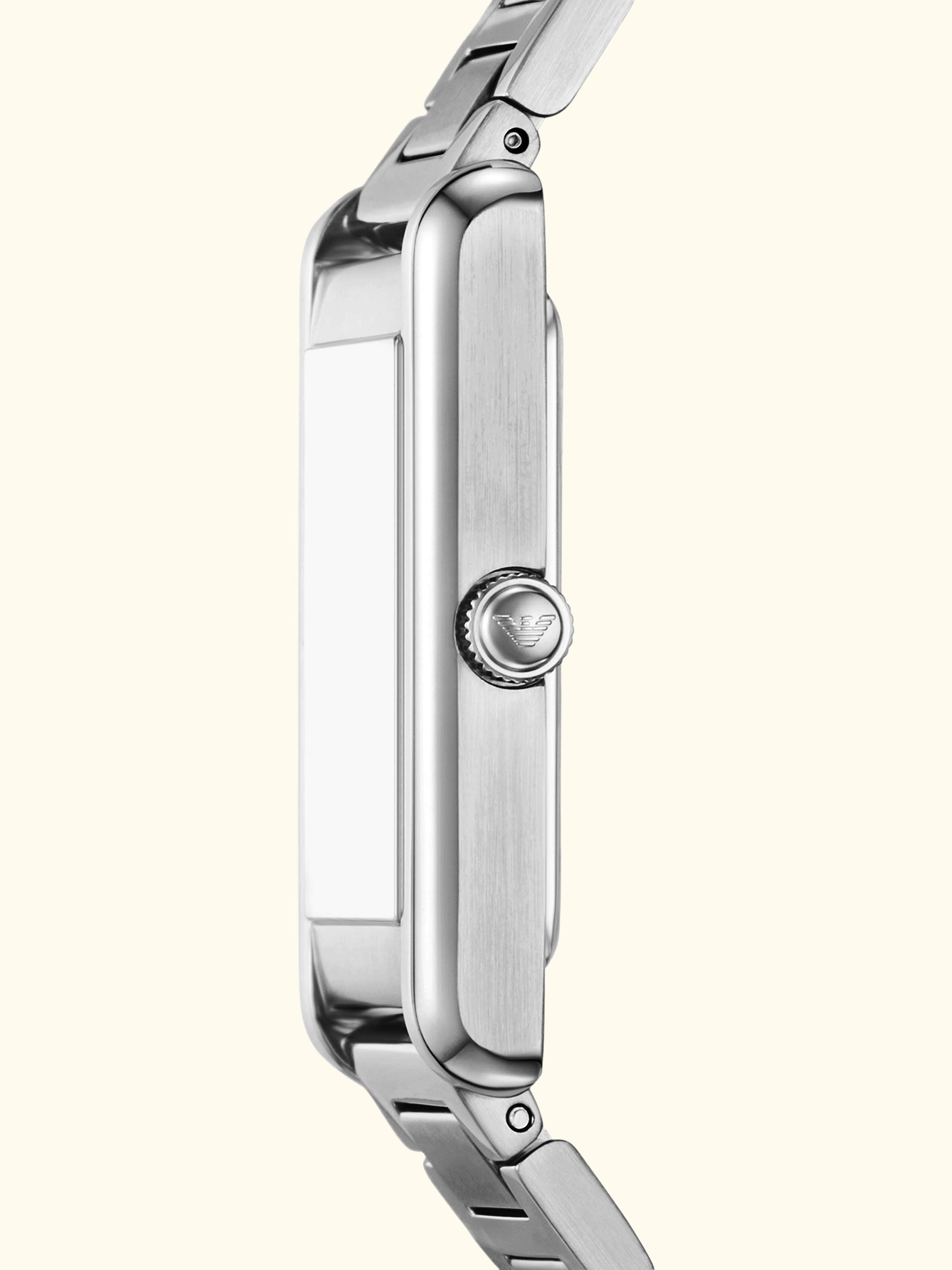 AR11664 Men's Date Bracelet Strap Watch, Silver