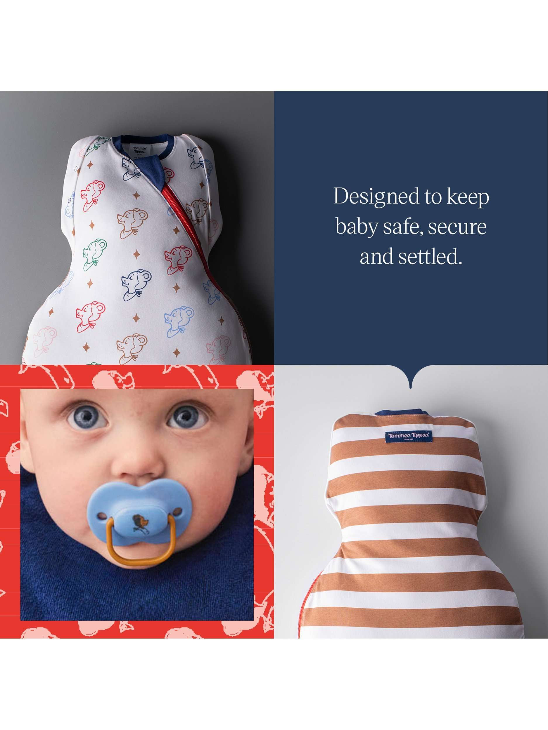 Heritage Soother and Swaddle Gift Set, Multi